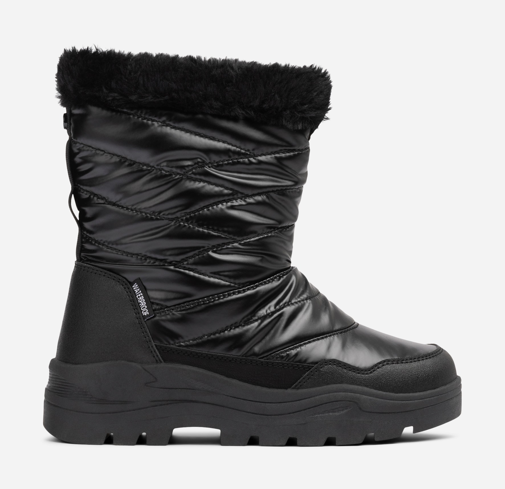 LINEAR, Varmfodrade stövlar, waterproof Svarta