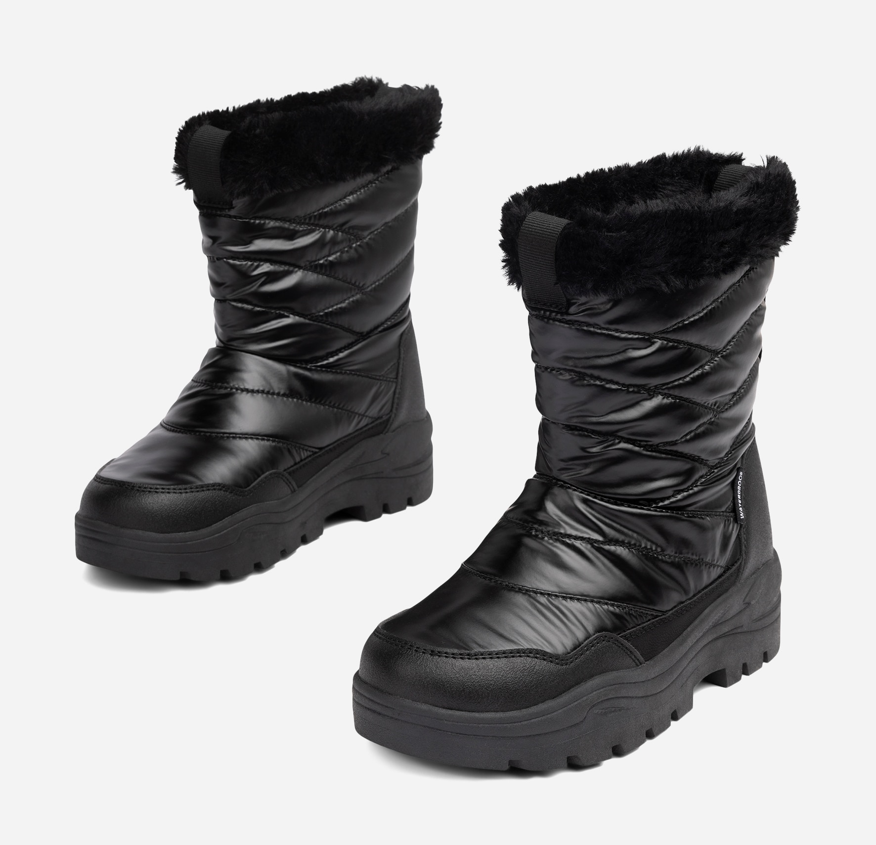LINEAR, Varmfodrade stövlar, waterproof Svarta
