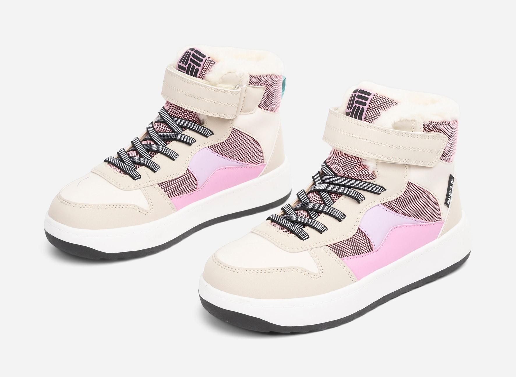 LINEAR, Varmfodrade kängor waterproof Beigea