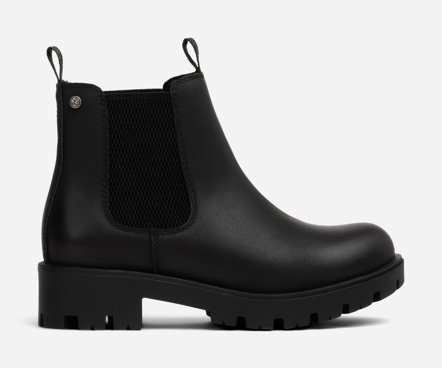 LINEAR, Varmfodrade chelseaboots Svarta