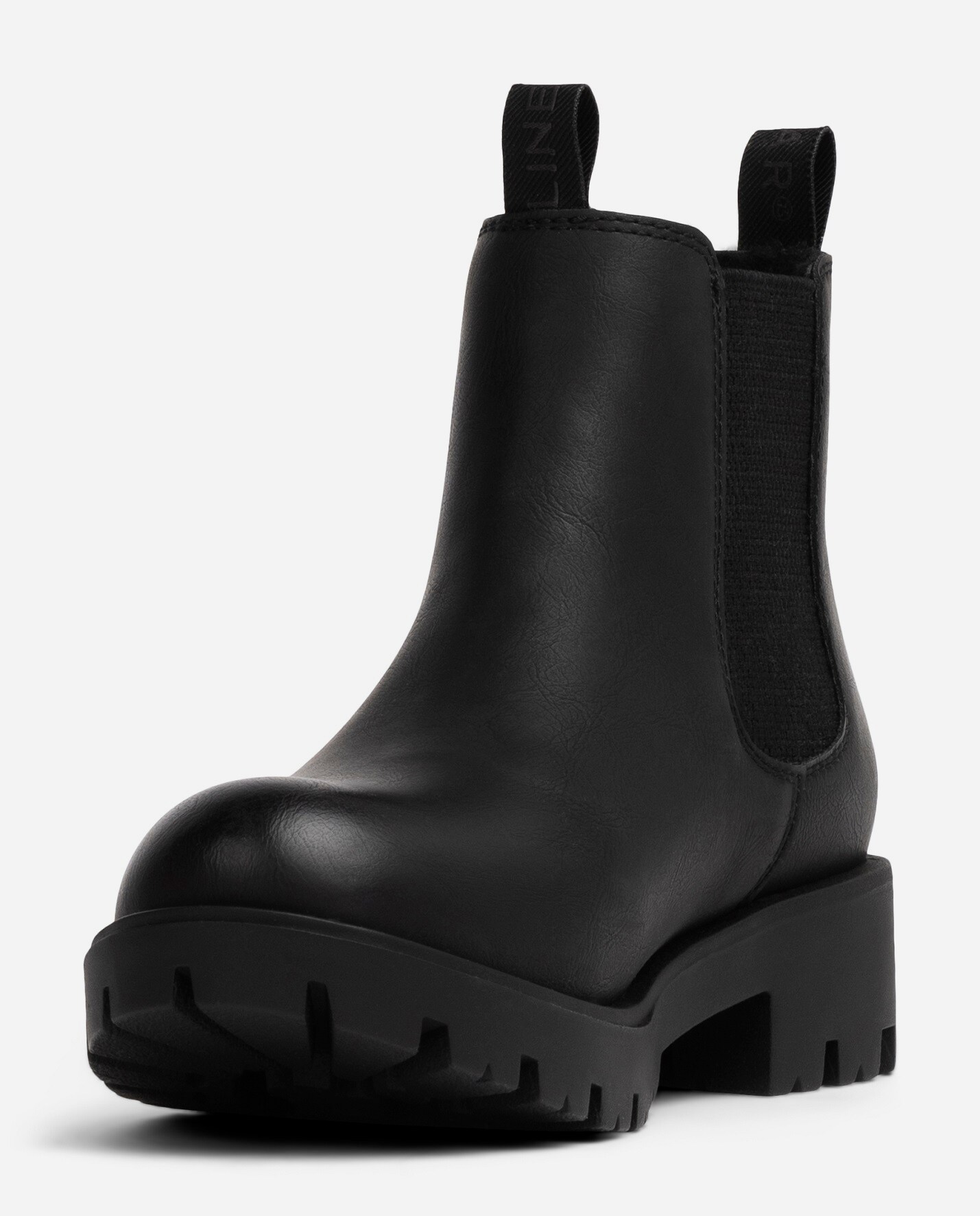 LINEAR, Varmfodrade chelseaboots Svarta