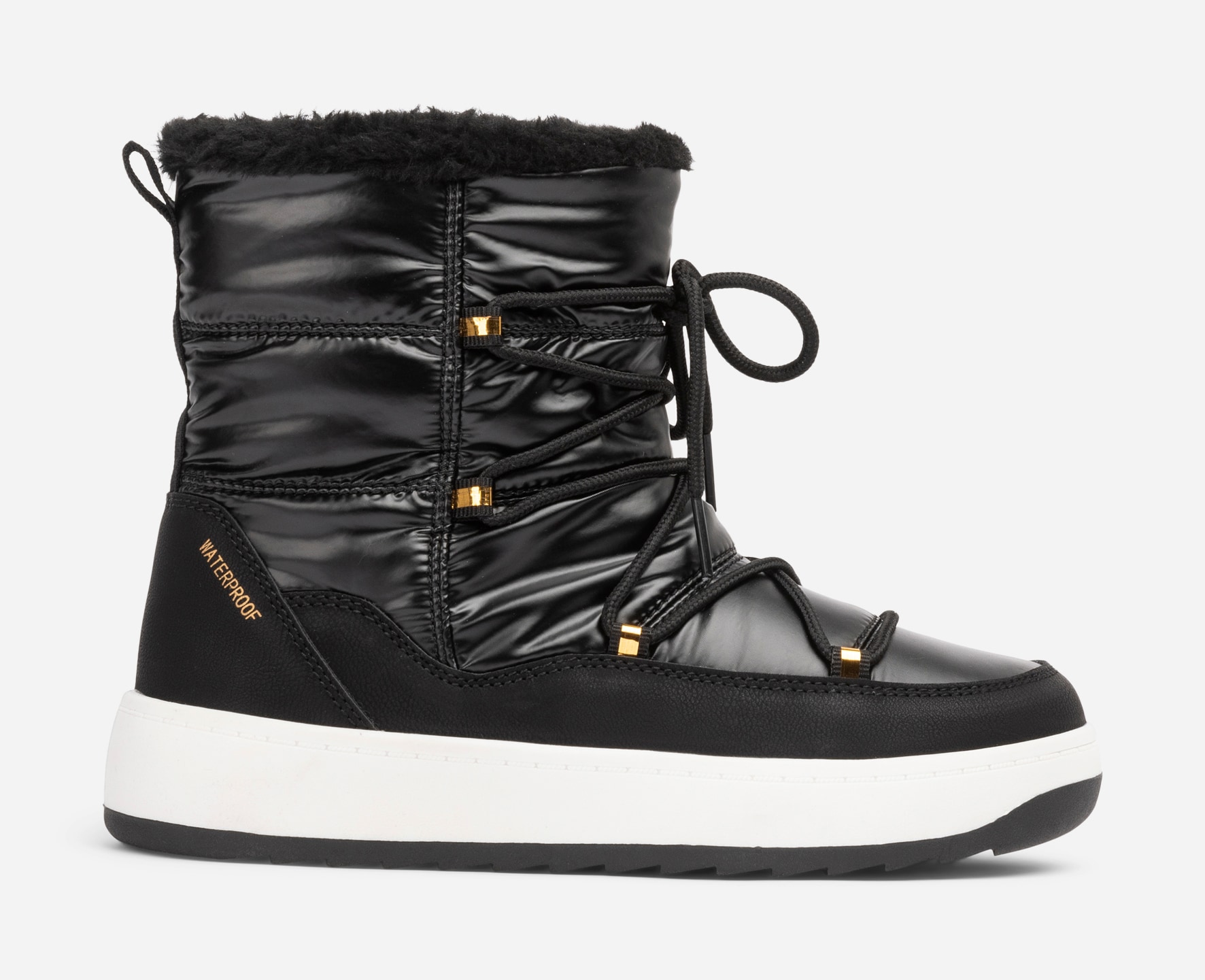 DINSKO, Varmfodrade boots, waterproof Svarta