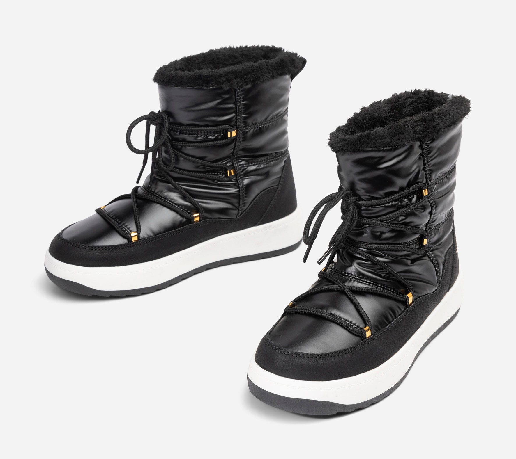 DINSKO, Varmfodrade boots, waterproof Svarta