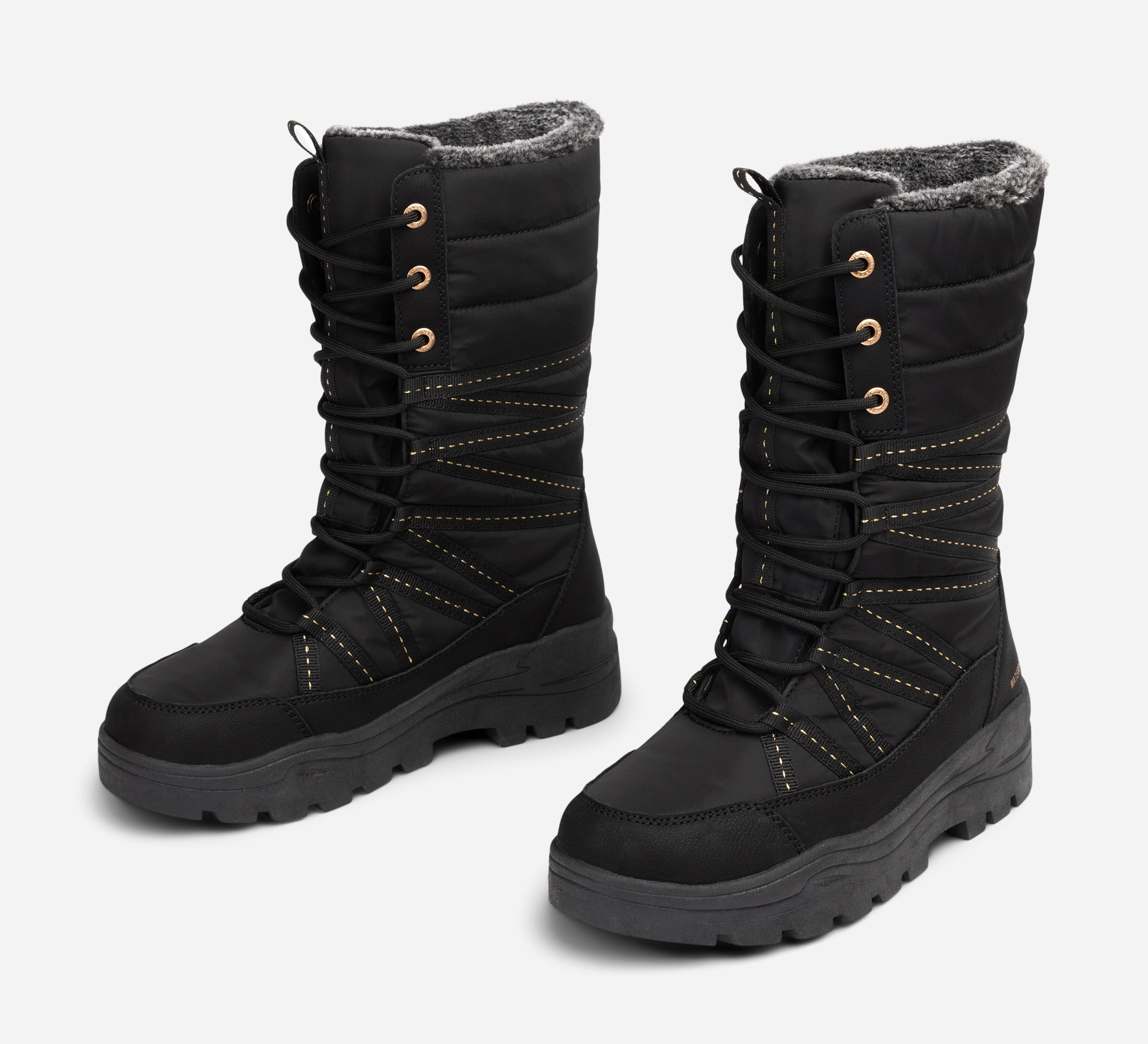 LINEAR, Varmfodrade stövlar, waterproof Svarta