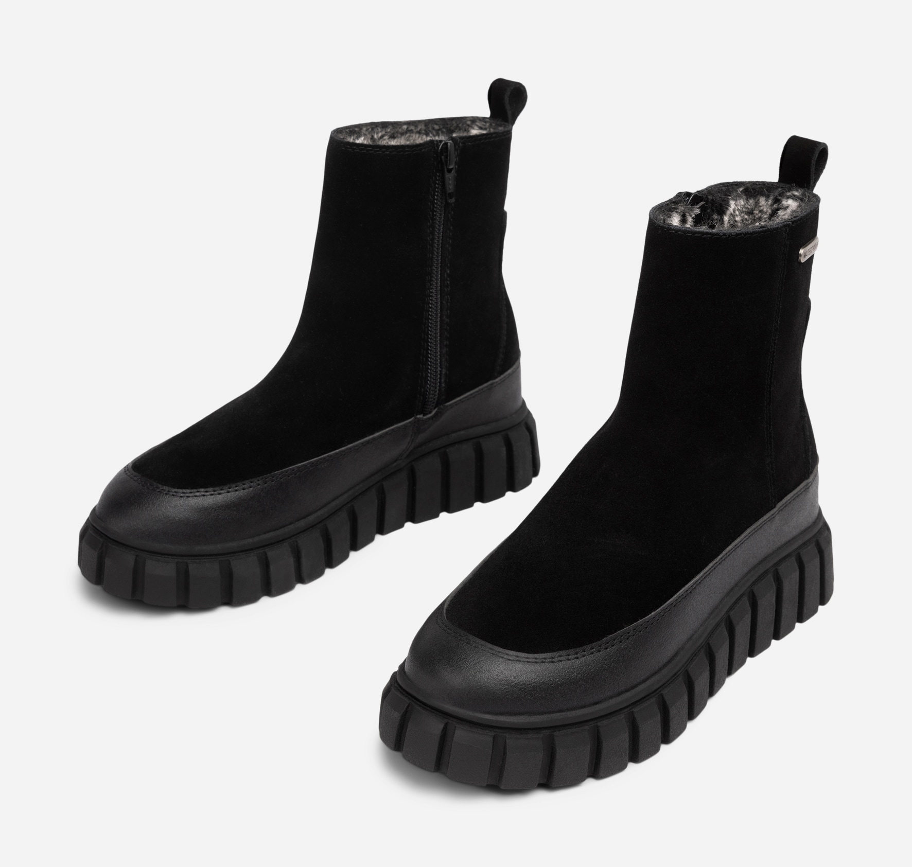 LINEAR, Varmfodrade boots, waterproof Svarta