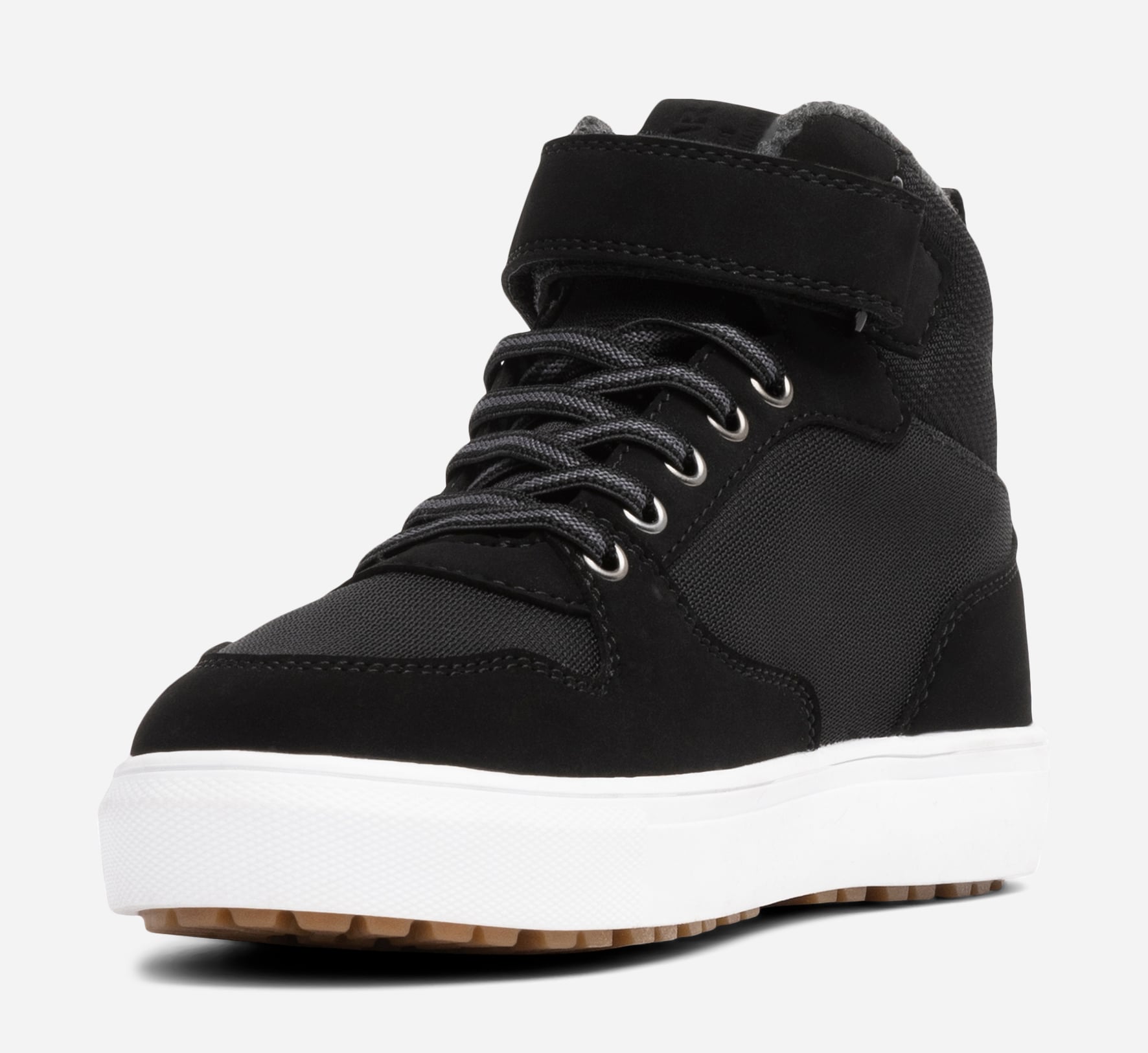 LINEAR, Fleecefodrade höga sneakers waterproof Svarta