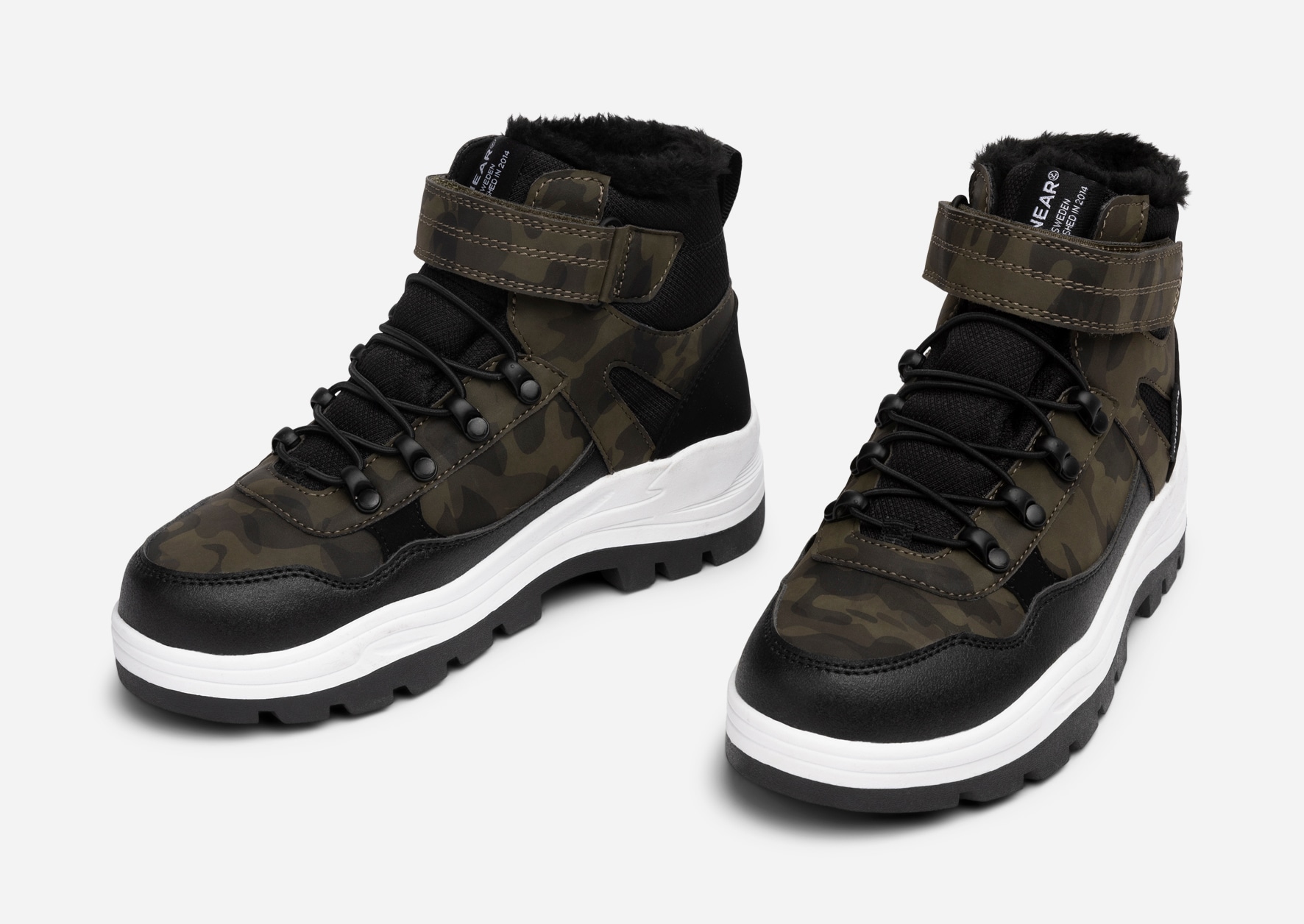 LINEAR, Varmfodrade kängor waterproof Gröna