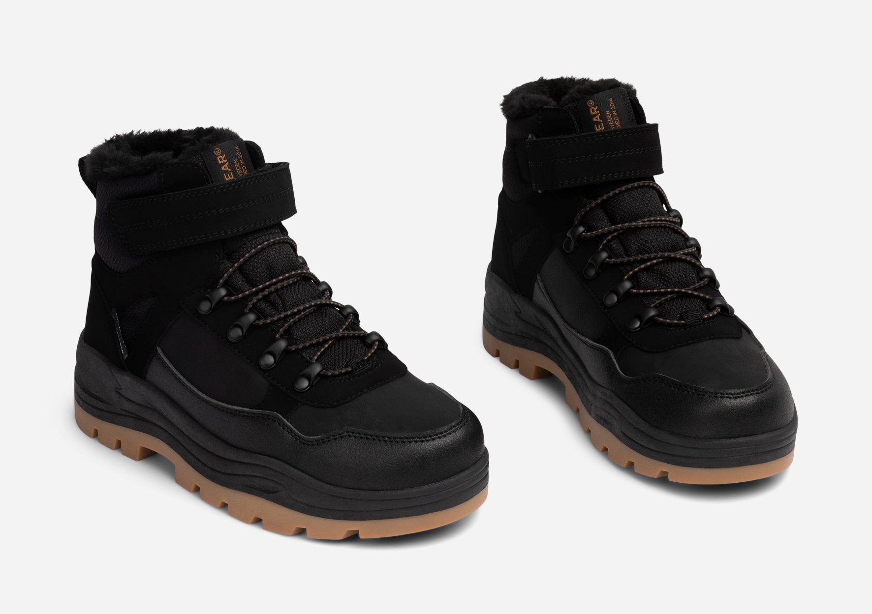 LINEAR, Varmfodrade kängor waterproof Svarta