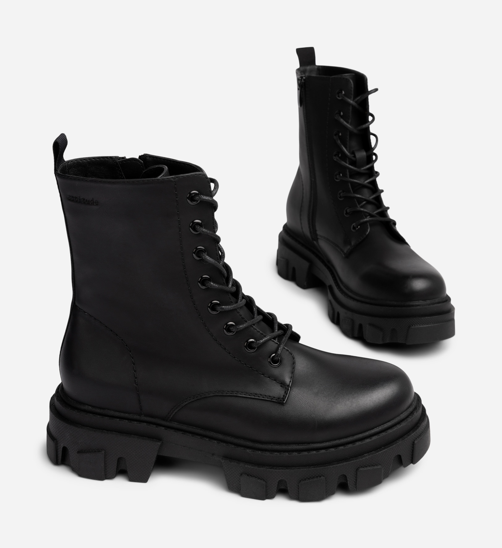 ATTITUDE, Varmfodrade kängor Svarta