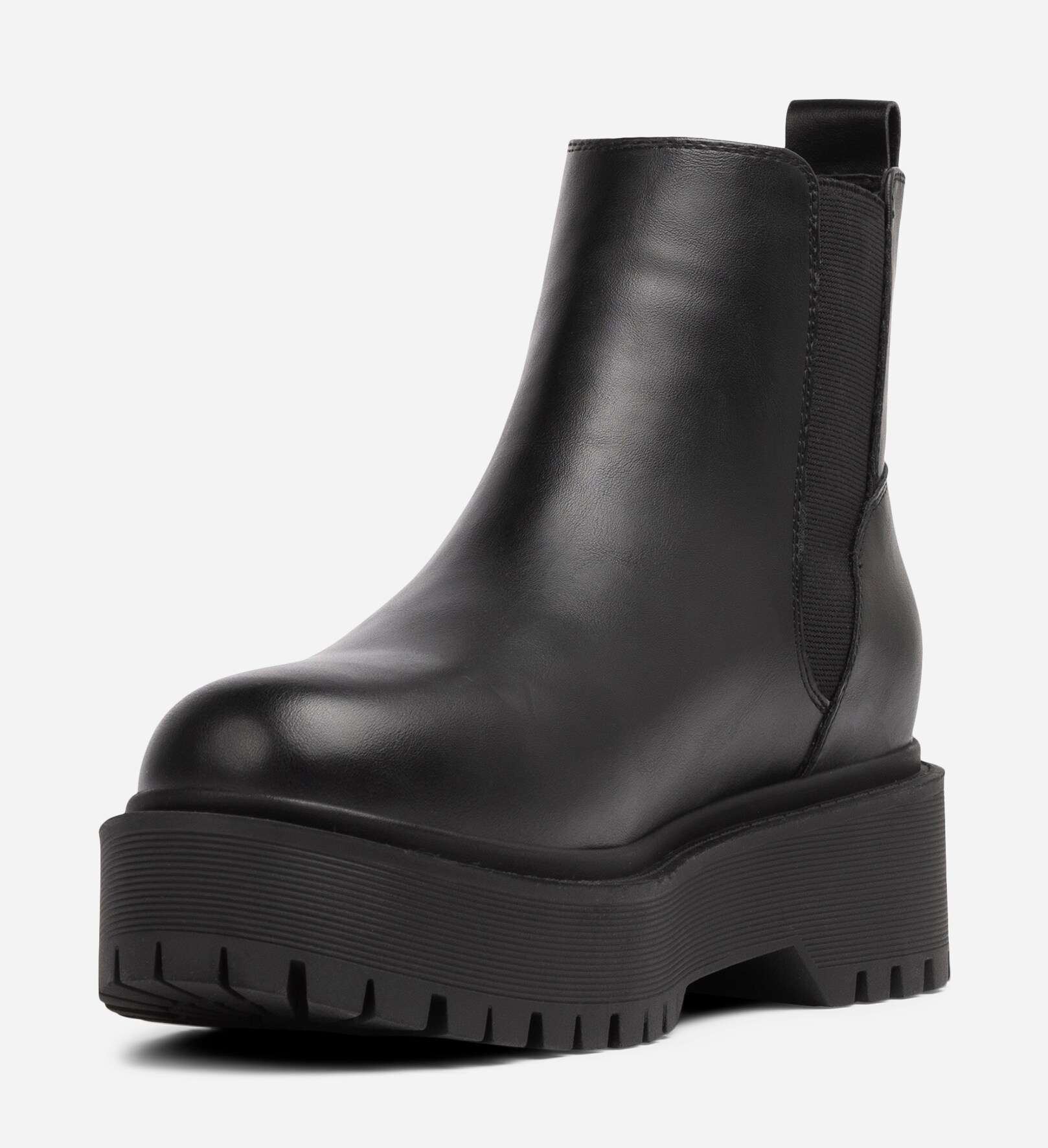 ATTITUDE, Varmfodrade chelseaboots Svarta