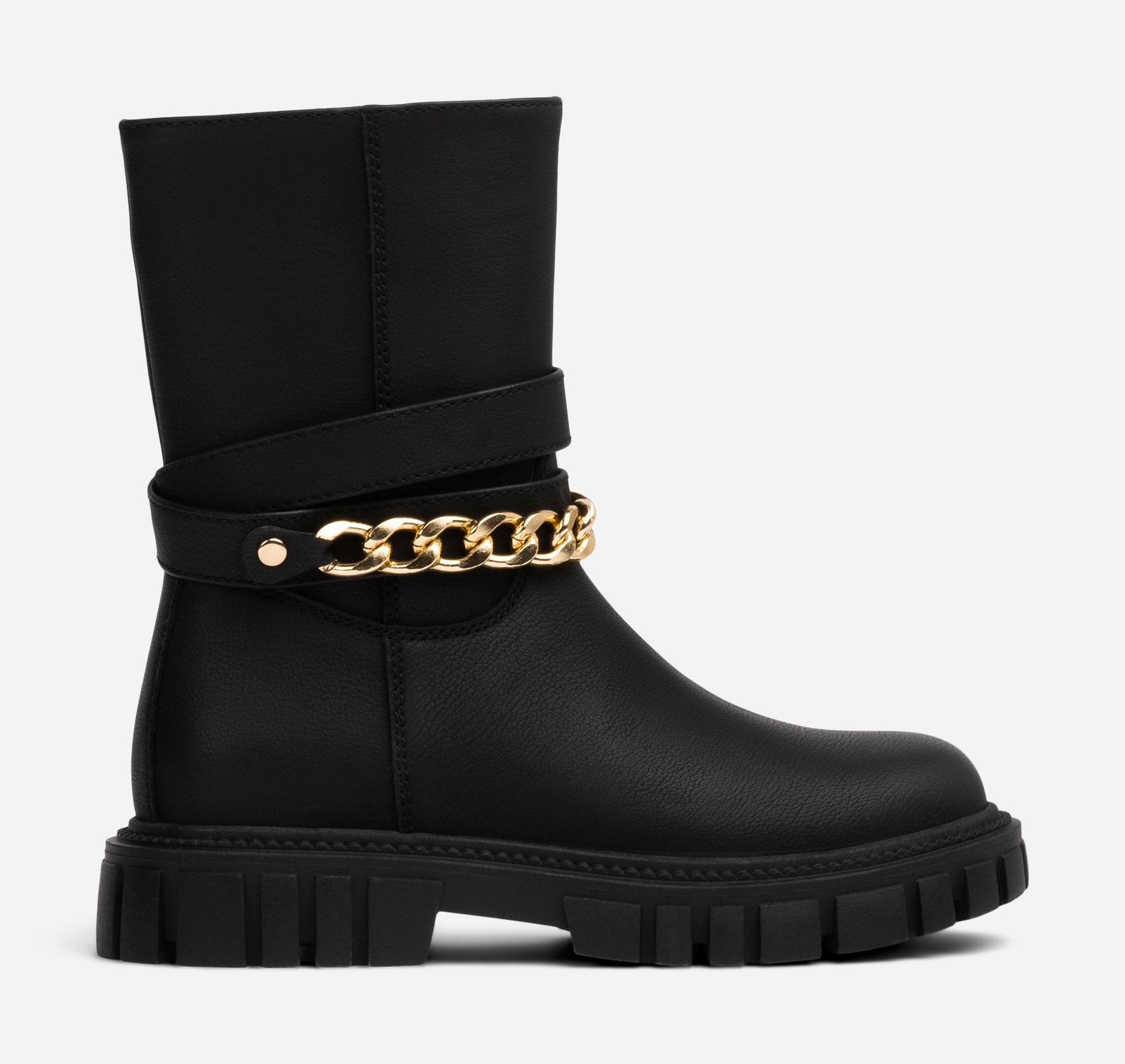 DINSKO, Varmfodrade boots med dragkedja Svarta
