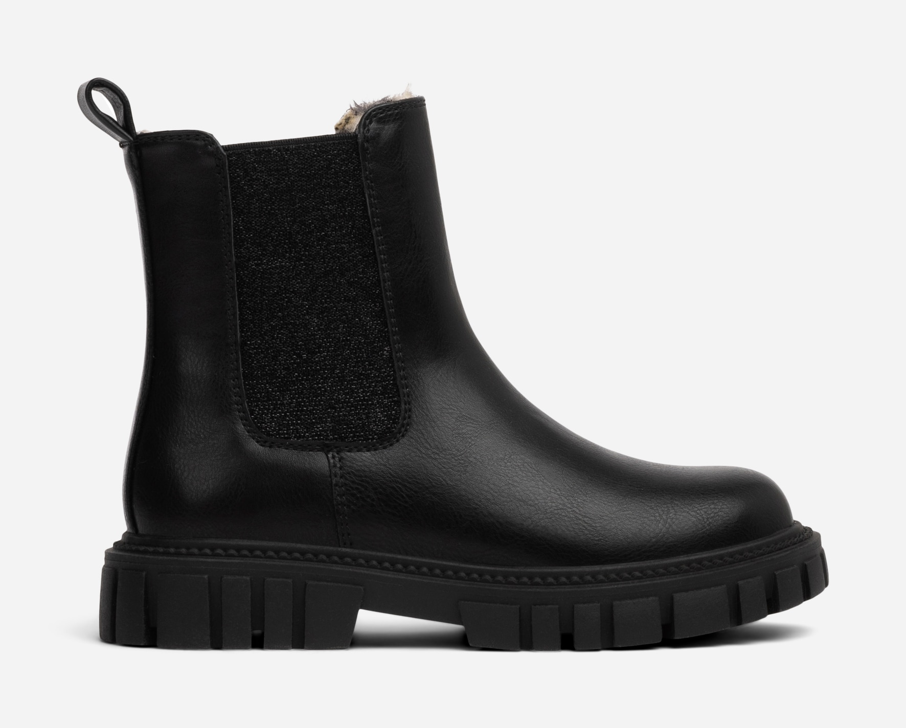 DINSKO, Varmfodrade chelseaboots Svarta