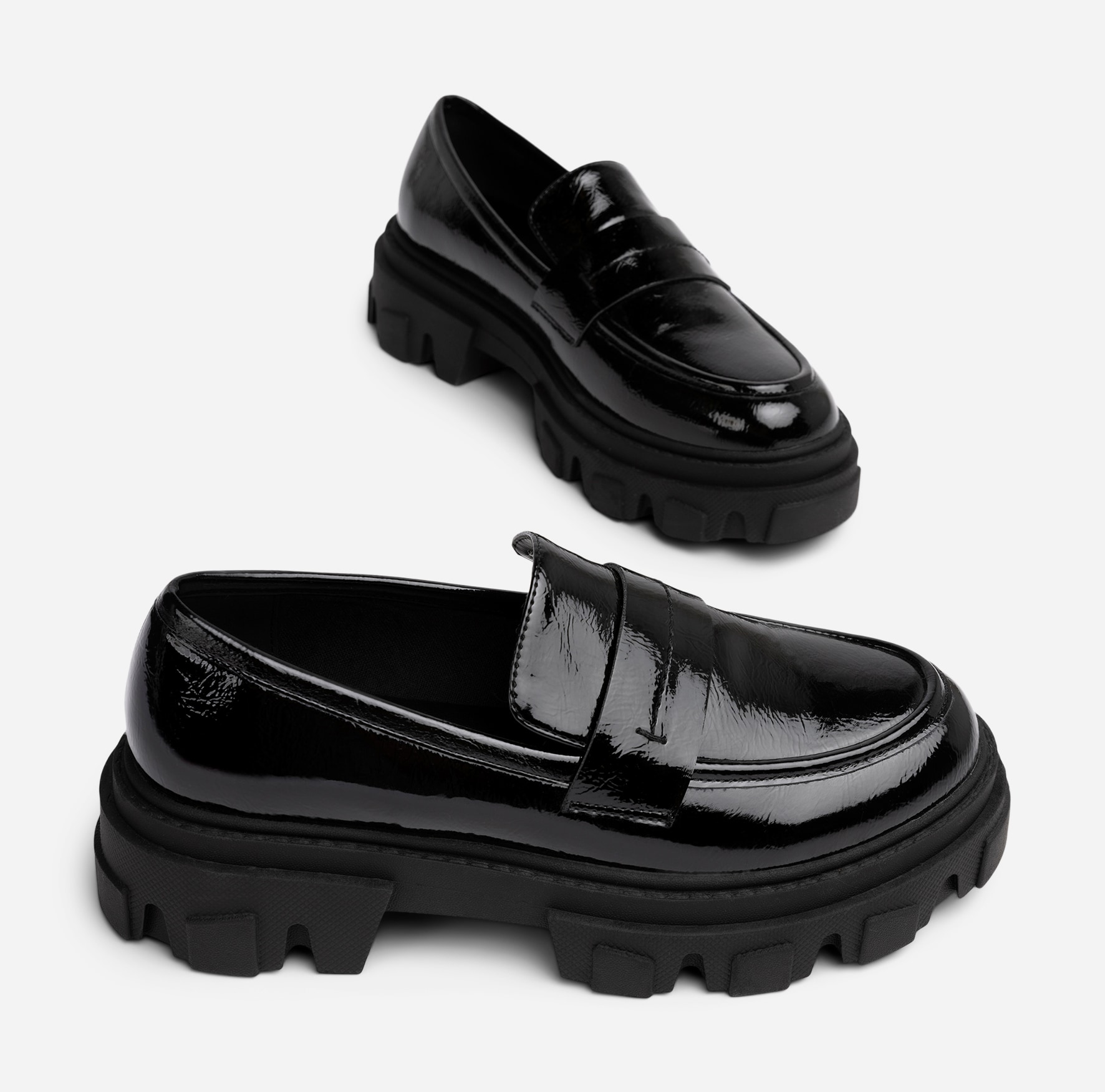 ATTITUDE, Loafers Svarta