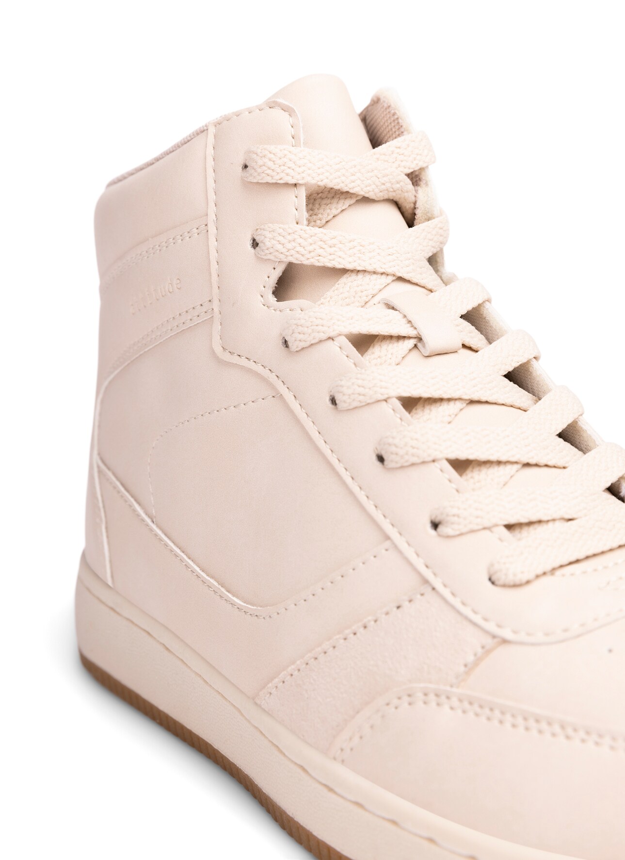 ATTITUDE, Höga sneakers Beigea