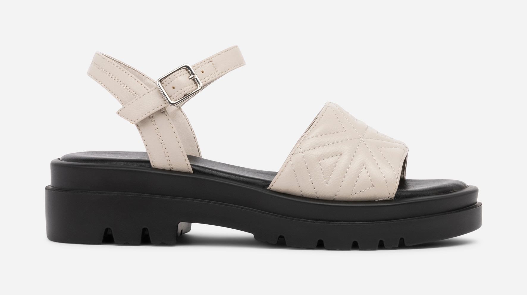 ATTITUDE, Sandaler med remmar Beigea