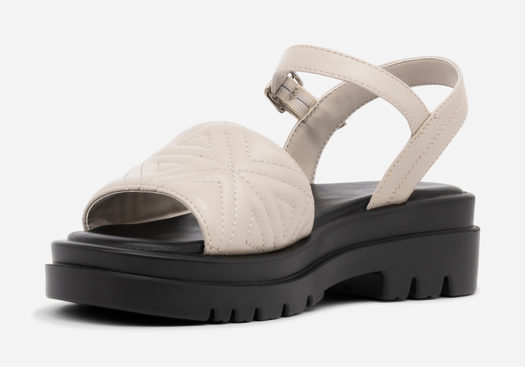 ATTITUDE, Sandaler med remmar Beigea