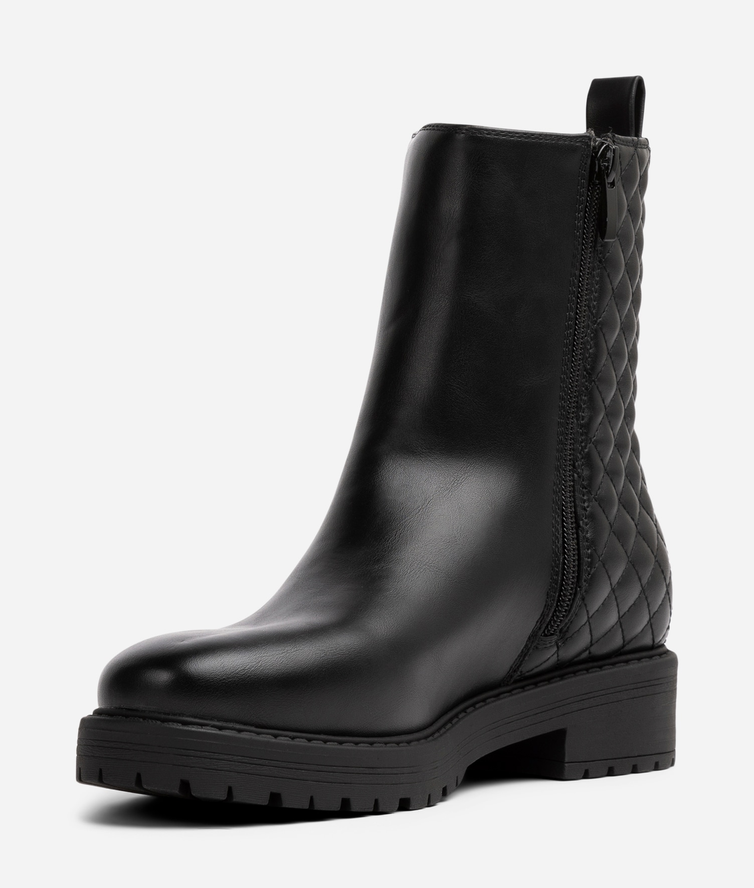 SO ALL, Boots med dragkedja Svarta
