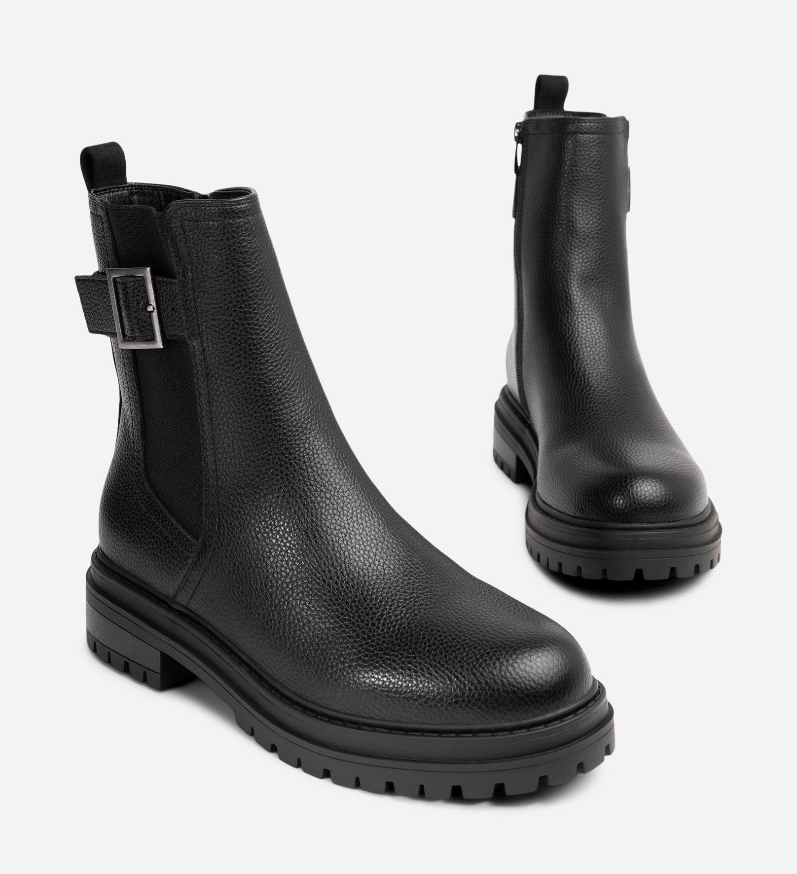 SO ALL, Boots med högt skaft Svarta