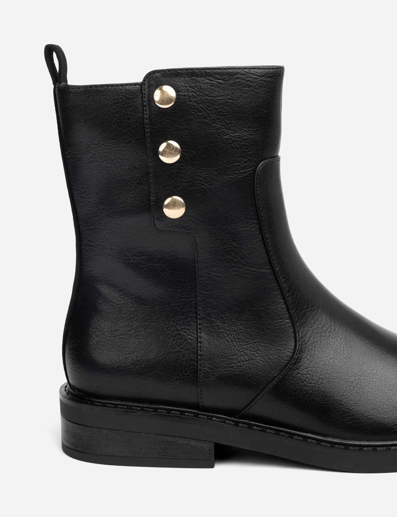 SO ALL, Boots med dragkedja Svarta