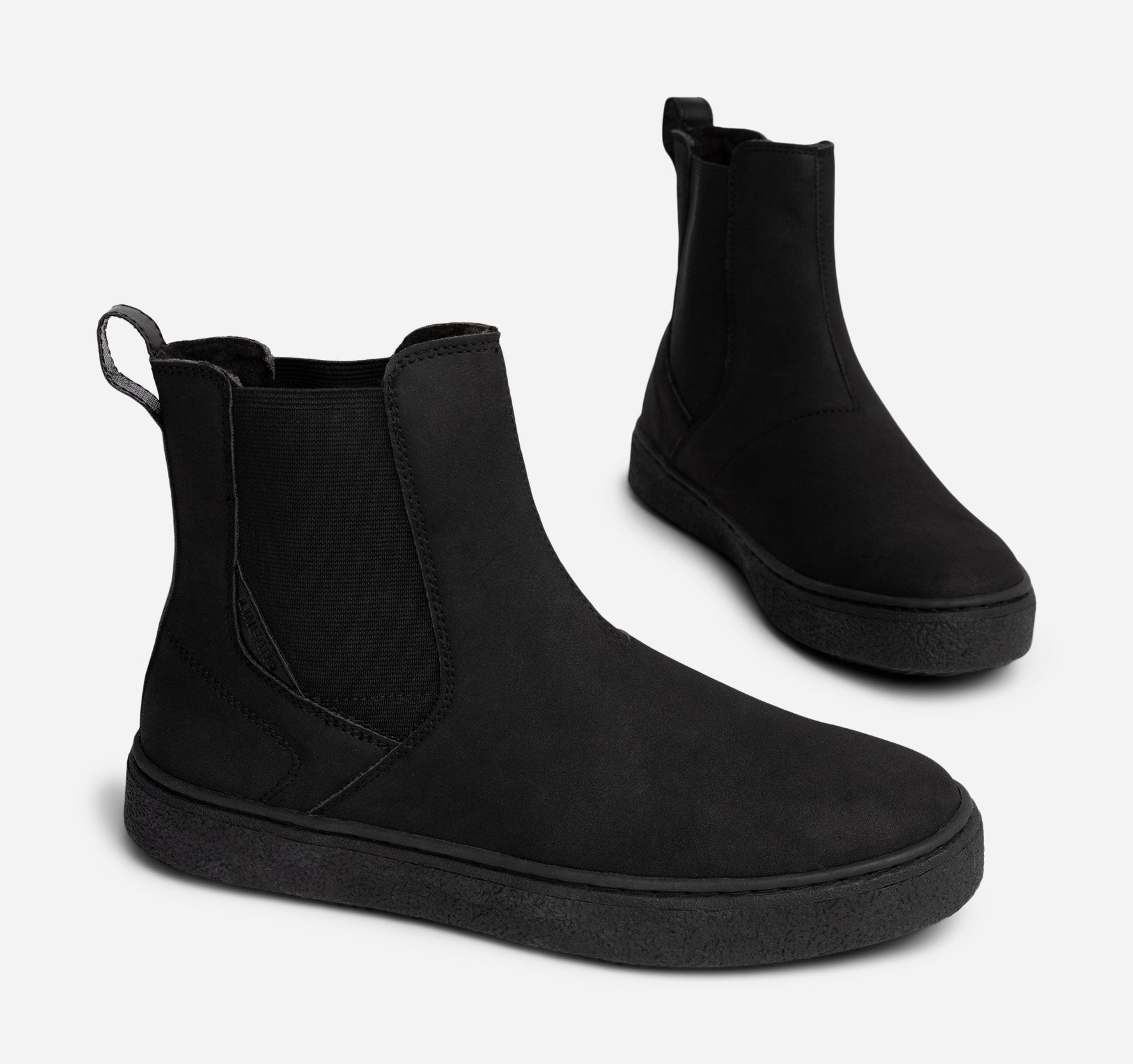 LINEAR, Varmfodrade chelseaboots Svarta