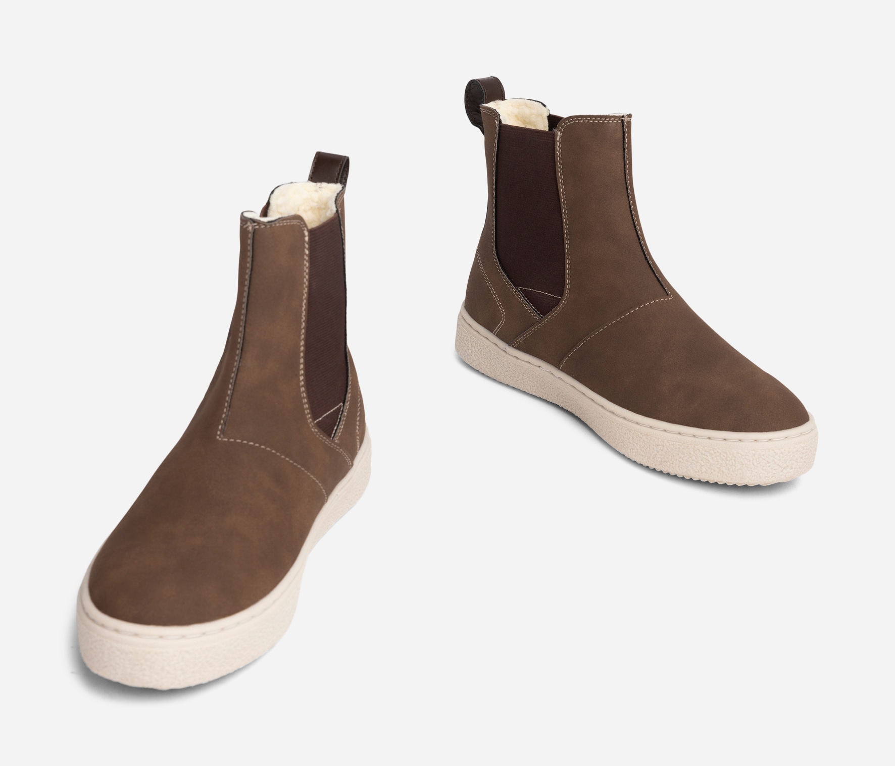 LINEAR, Varmfodrade chelseaboots Bruna