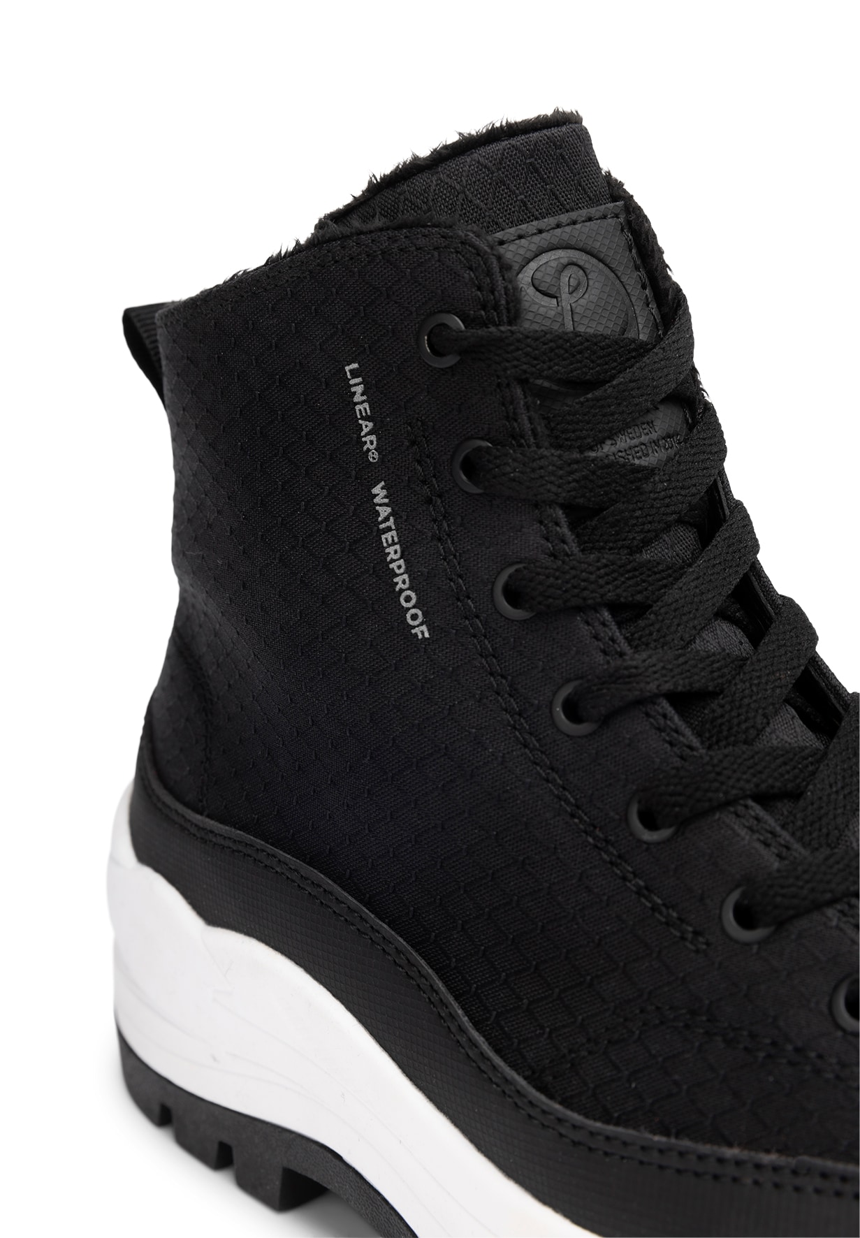 LINEAR, Varmfodrade kängor waterproof Svarta