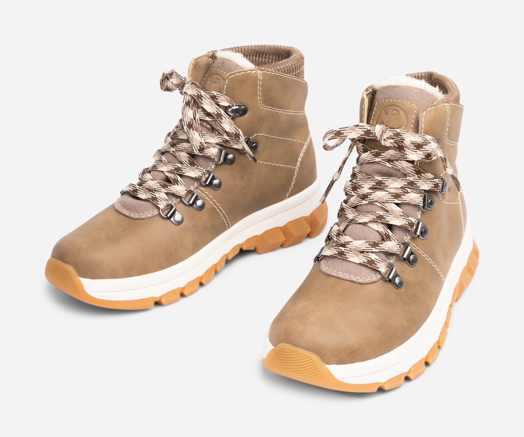 SO ALL, Varmfodrade kängor Bruna