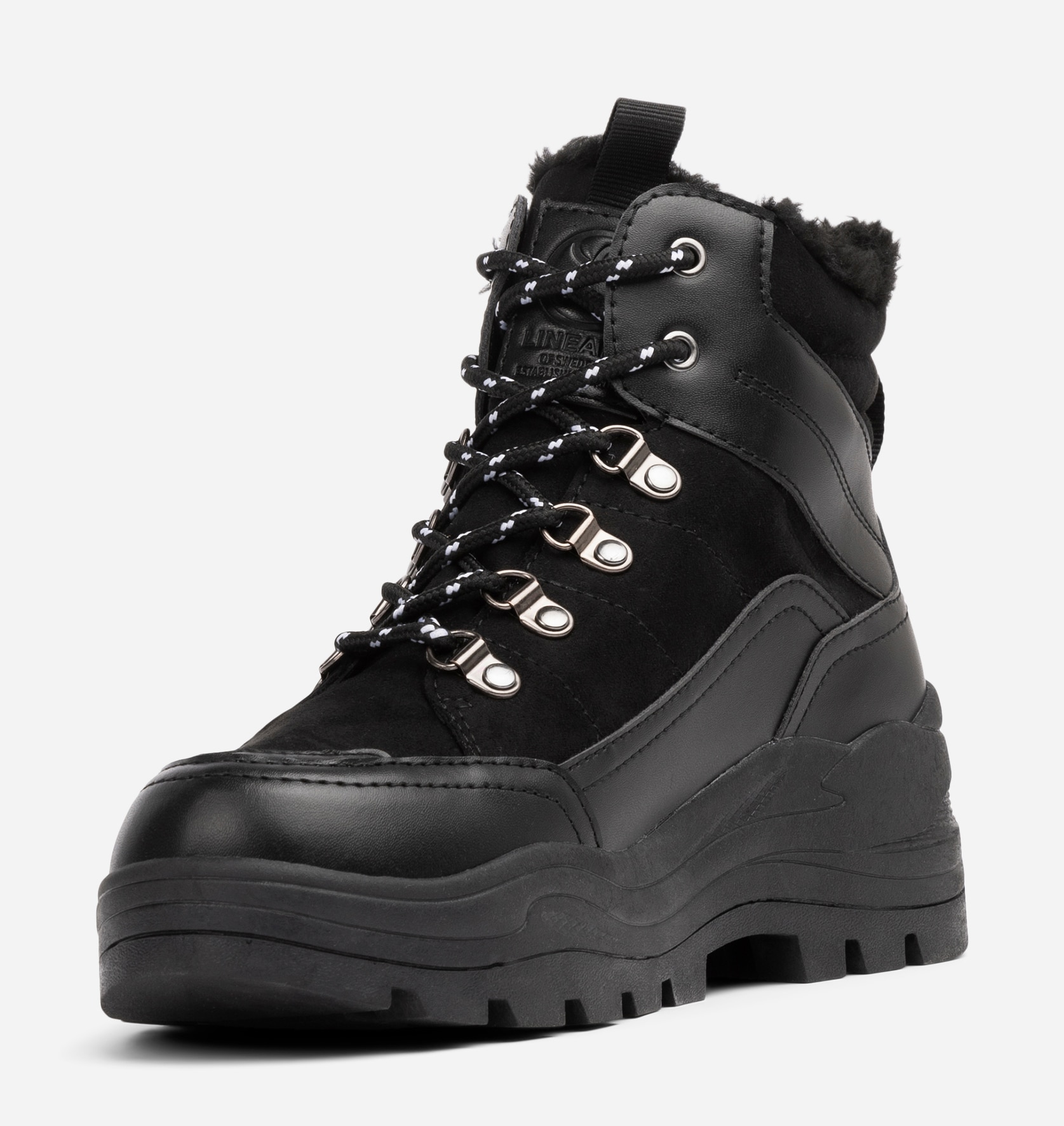 LINEAR, Varmfodrade kängor waterproof Svarta