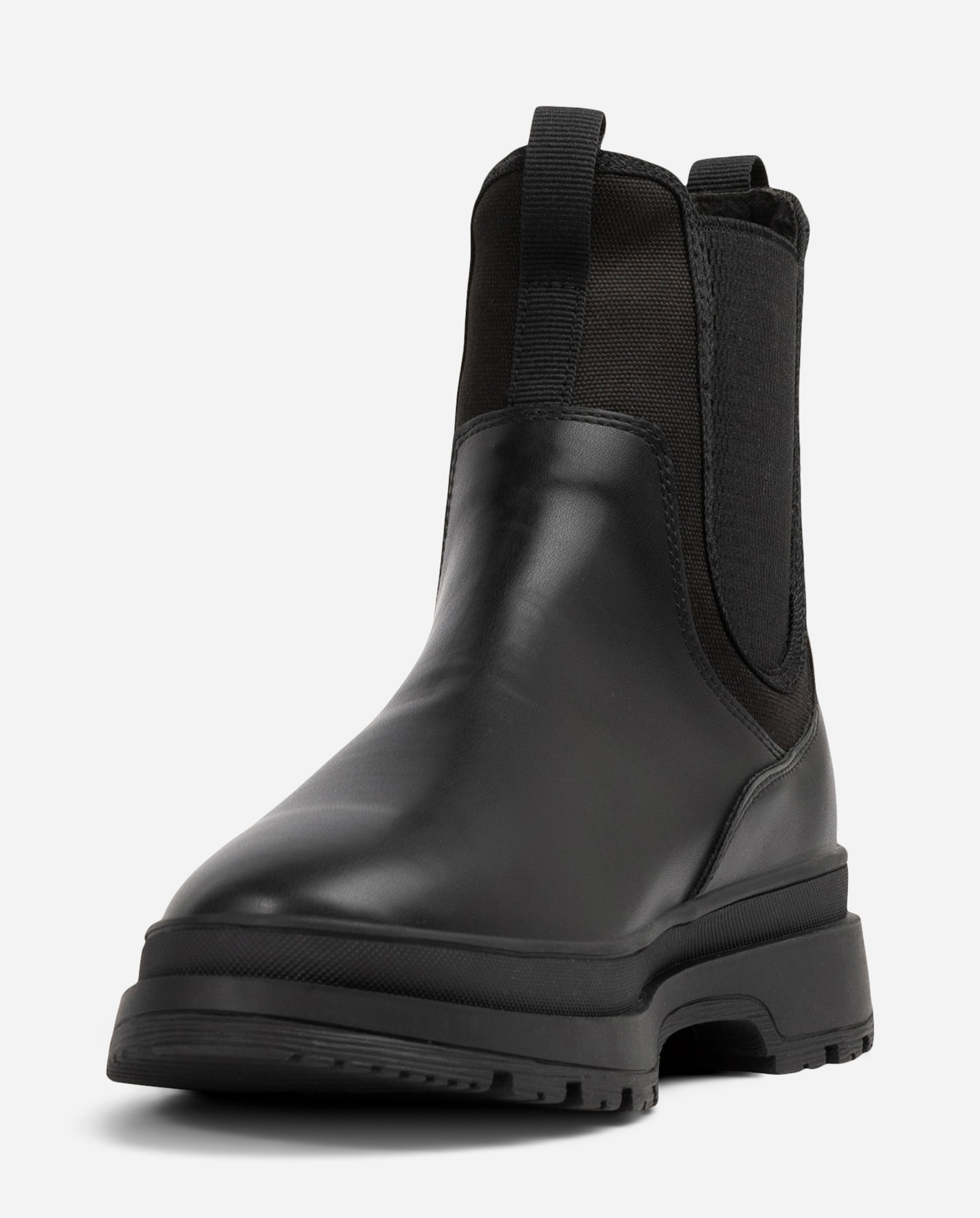 LINEAR, Varmfodrade chelseaboots Svarta