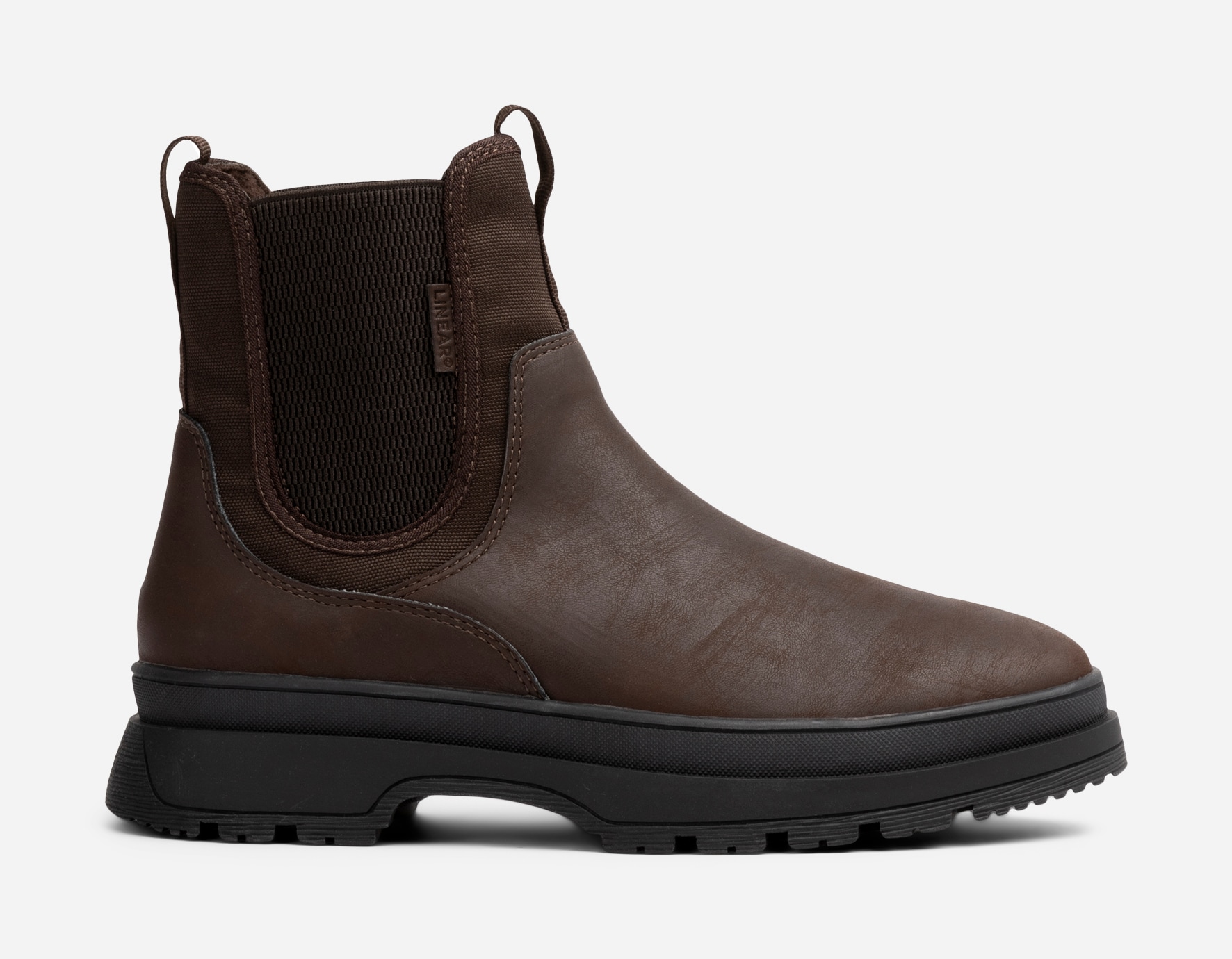 LINEAR, Varmfodrade chelseaboots Bruna