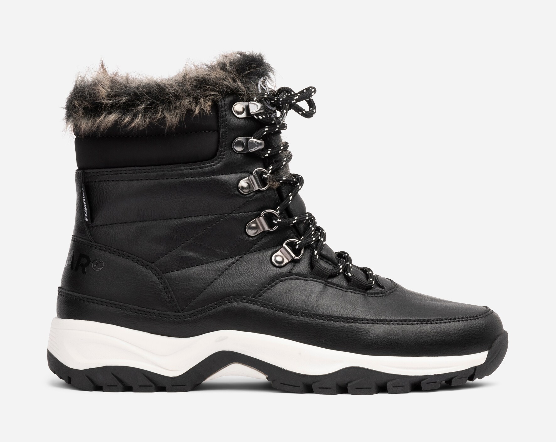 LINEAR, Varmfodrade kängor waterproof Svarta