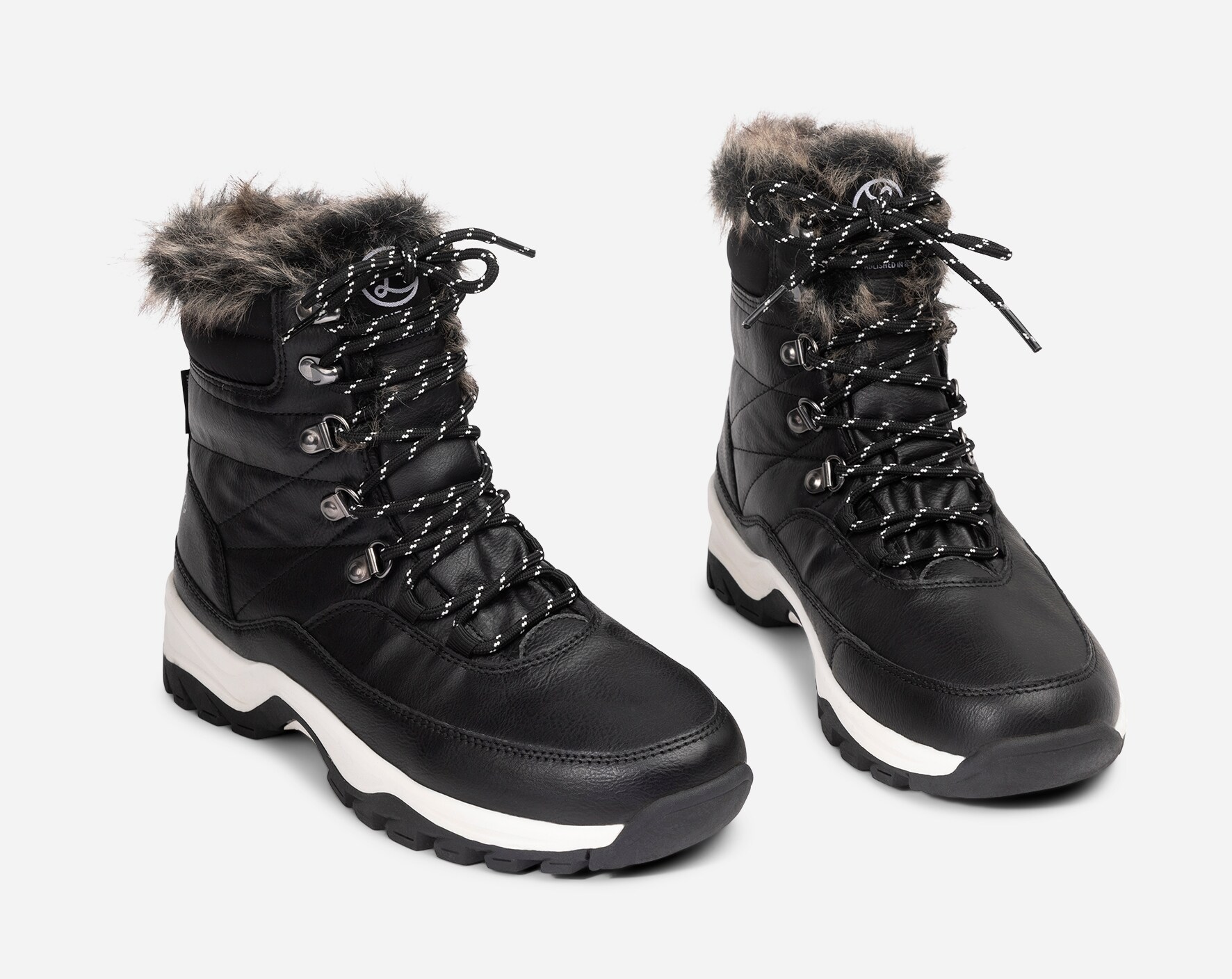 LINEAR, Varmfodrade kängor waterproof Svarta