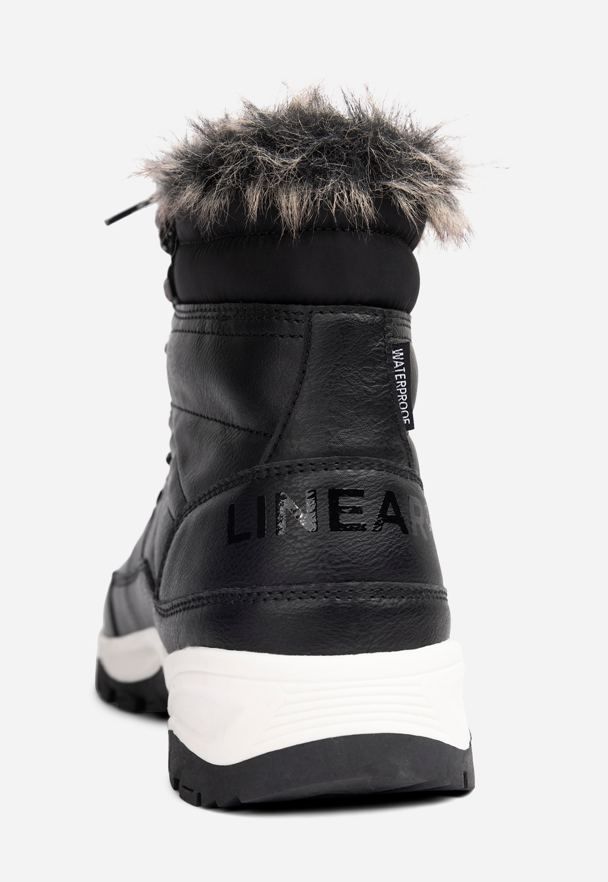 LINEAR, Varmfodrade kängor waterproof Svarta
