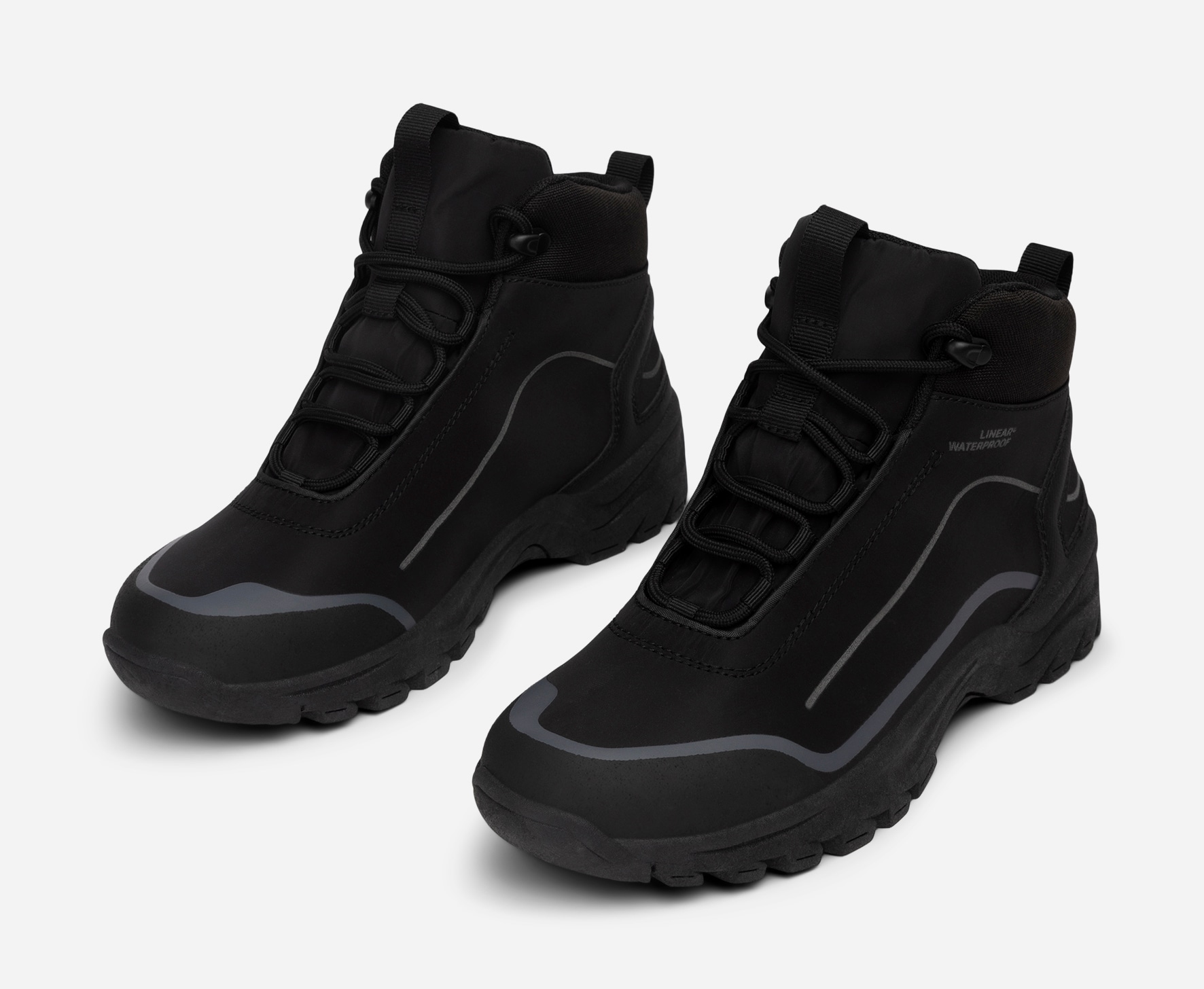 LINEAR, Kängor waterproof Svarta