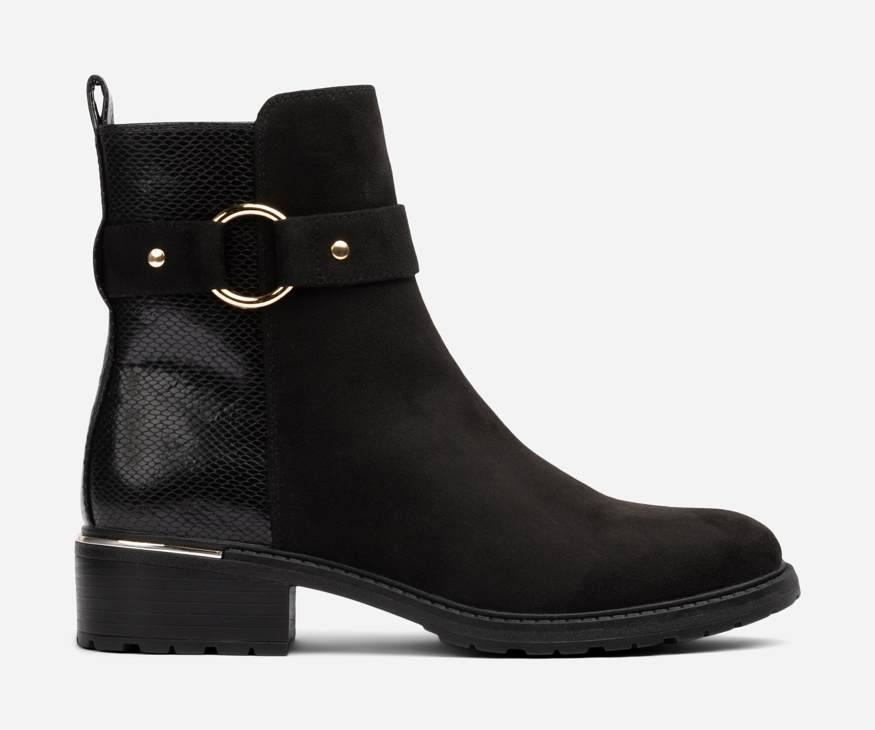 SO ALL, Boots med dragkedja Svarta