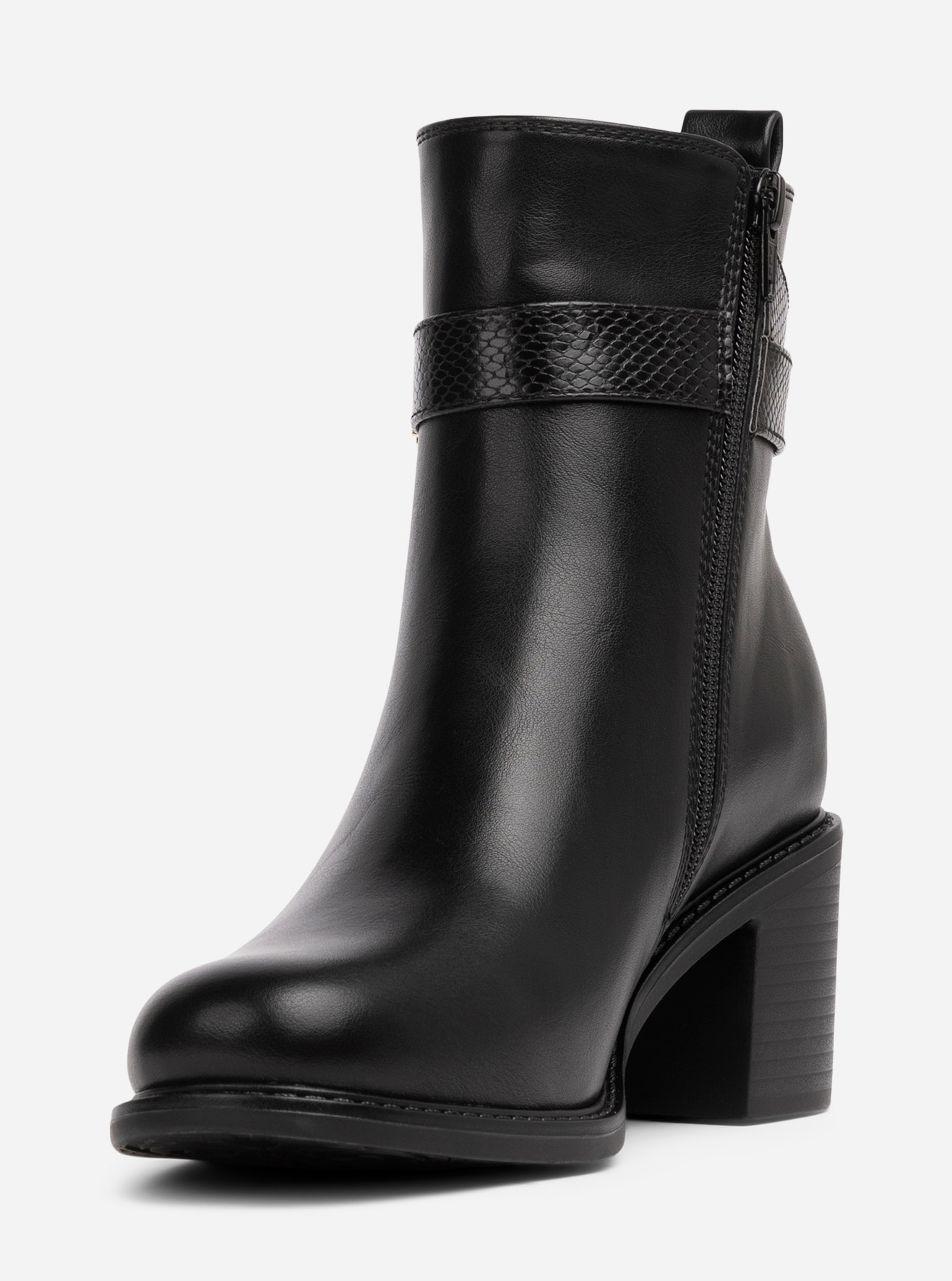 SO ALL, Boots med dragkedja Svarta