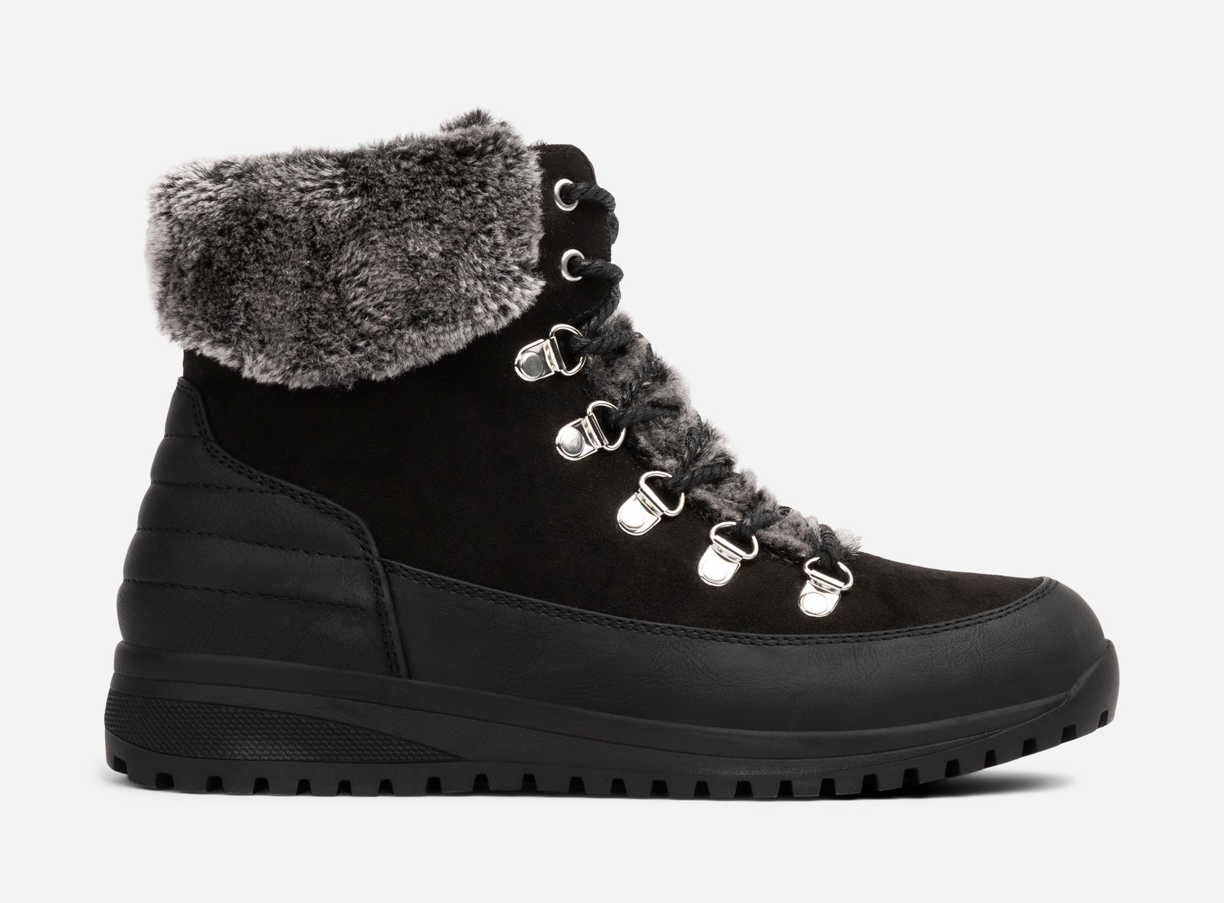 SO ALL, Varmfodrade kängor Svarta