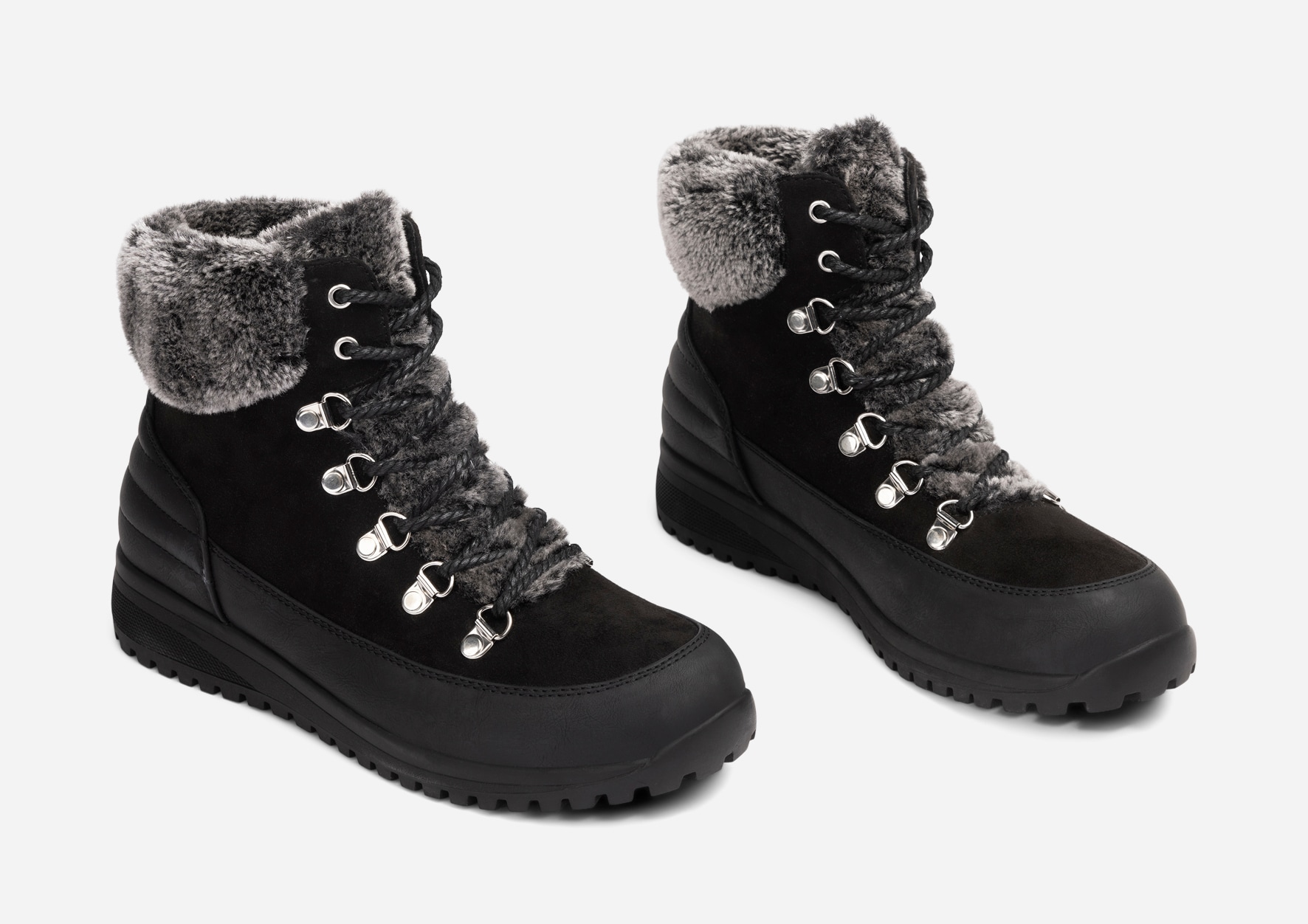 SO ALL, Varmfodrade kängor Svarta