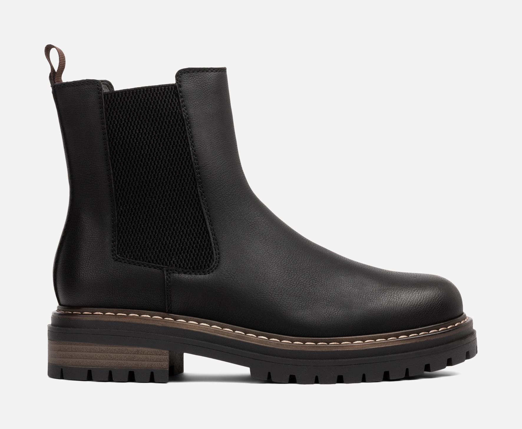 SO ALL, Varmfodrade chelseaboots Svarta