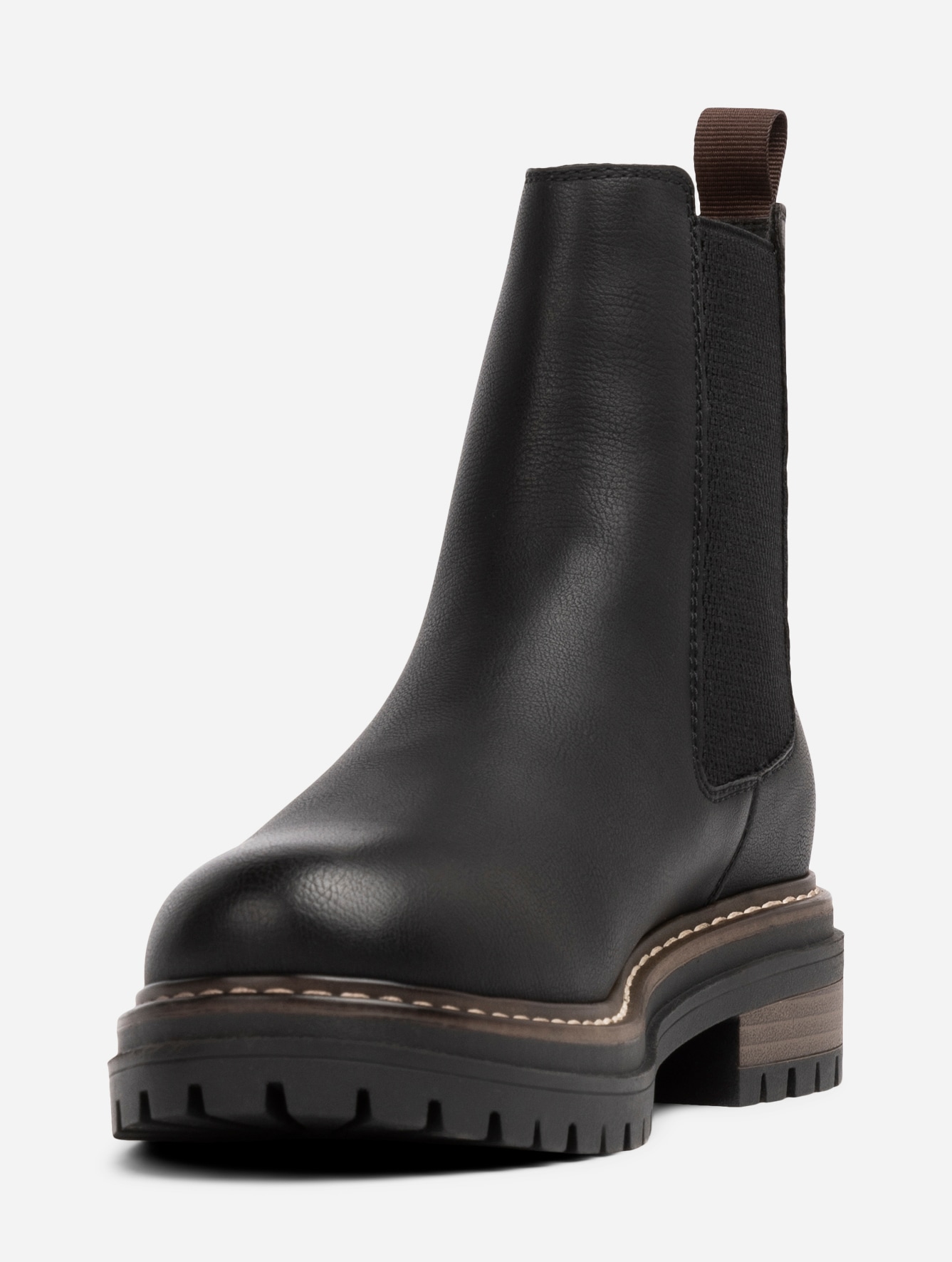 SO ALL, Varmfodrade chelseaboots Svarta