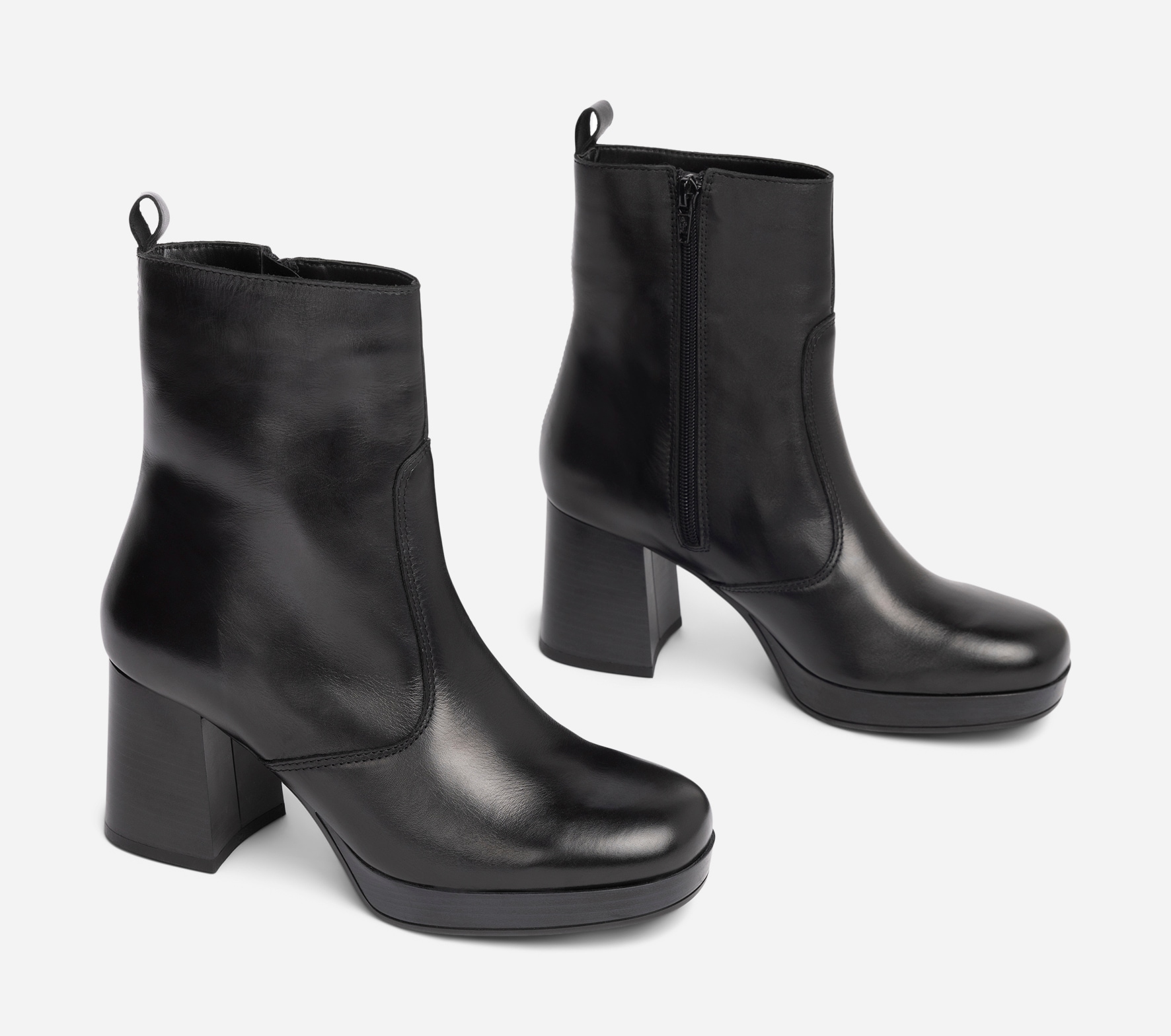 PACE, Boots med dragkedja Svarta