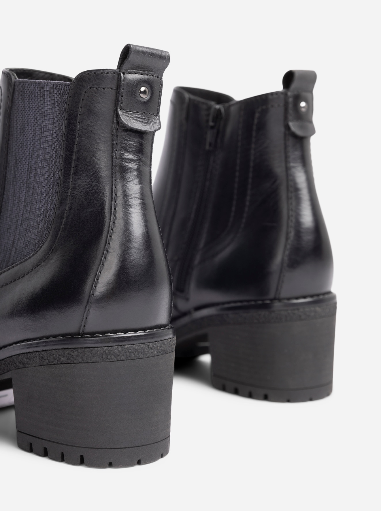 PACE, Boots med dragkedja Svarta