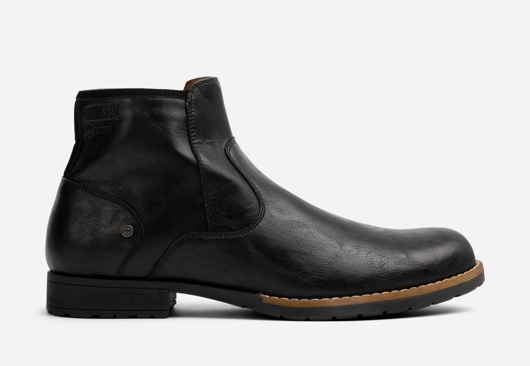 IGUASSU, Boots med dragkedja Svarta