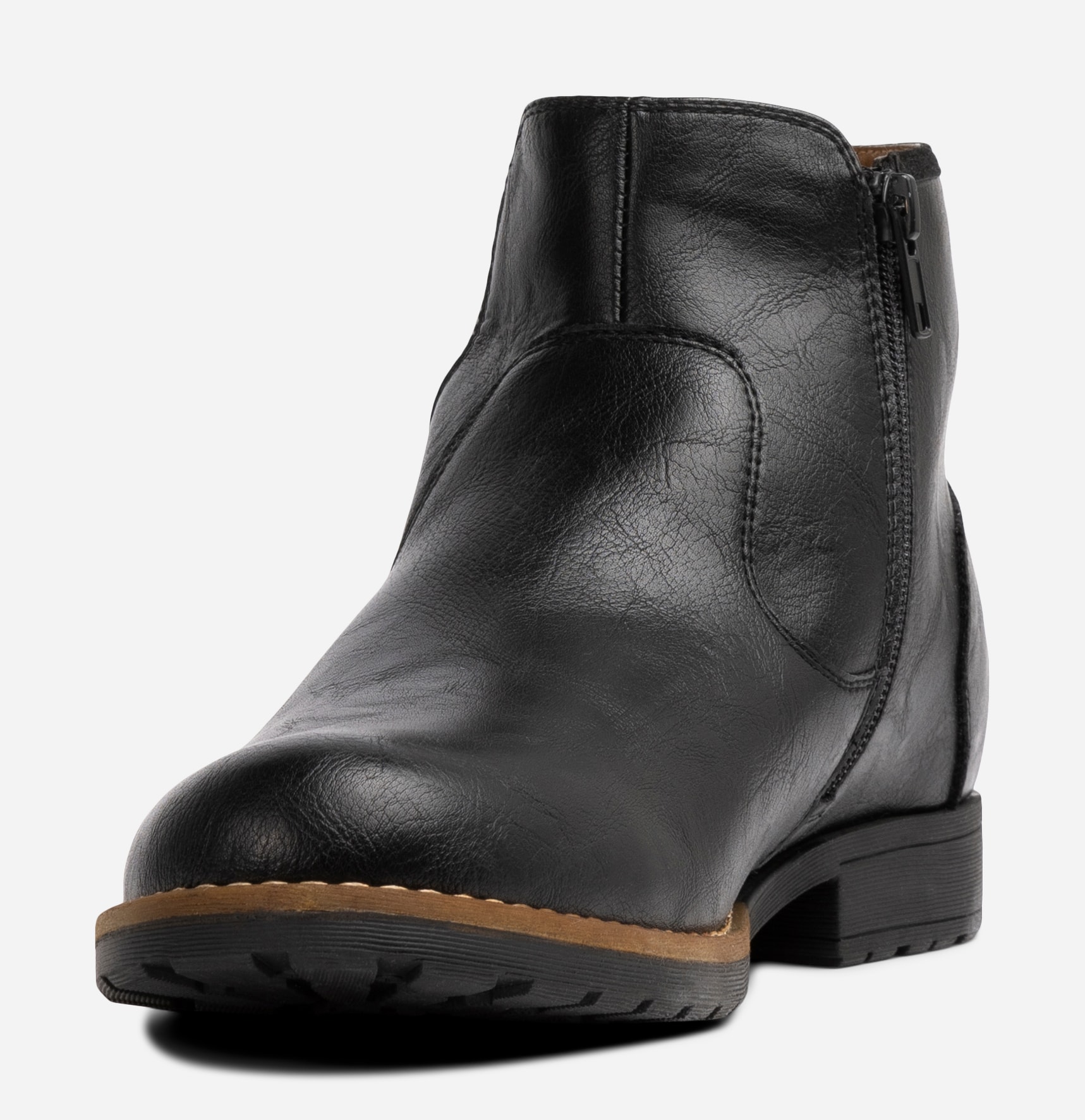 IGUASSU, Boots med dragkedja Svarta