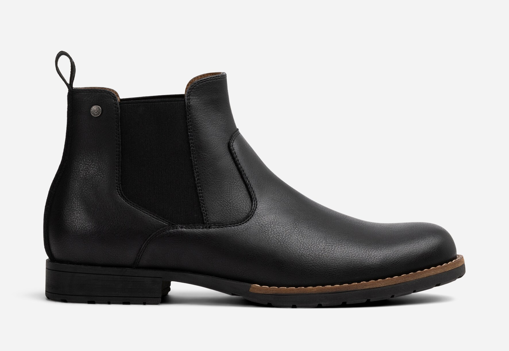 IGUASSU, Fleecefodrade chelseaboots Svarta