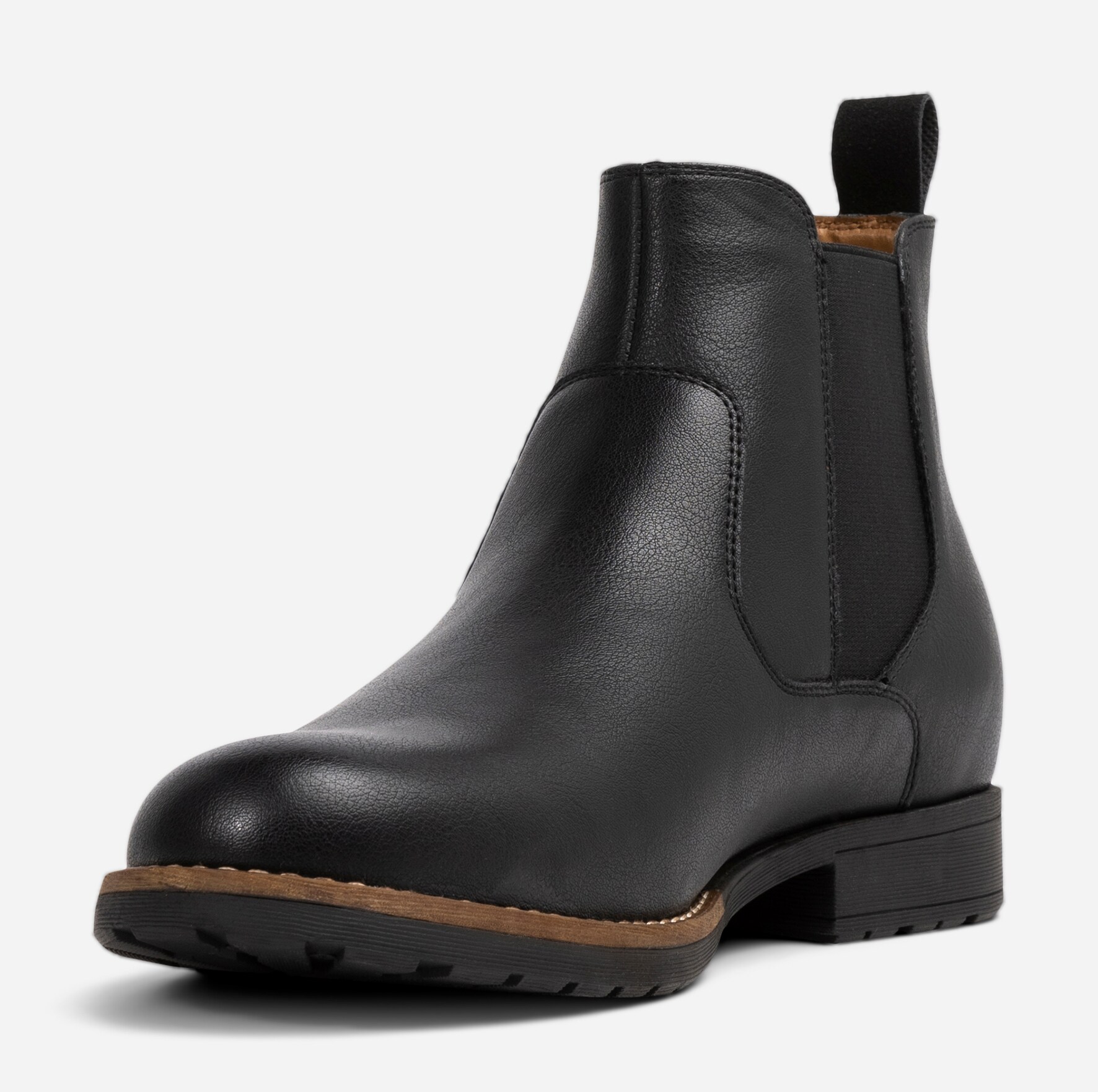 IGUASSU, Fleecefodrade chelseaboots Svarta