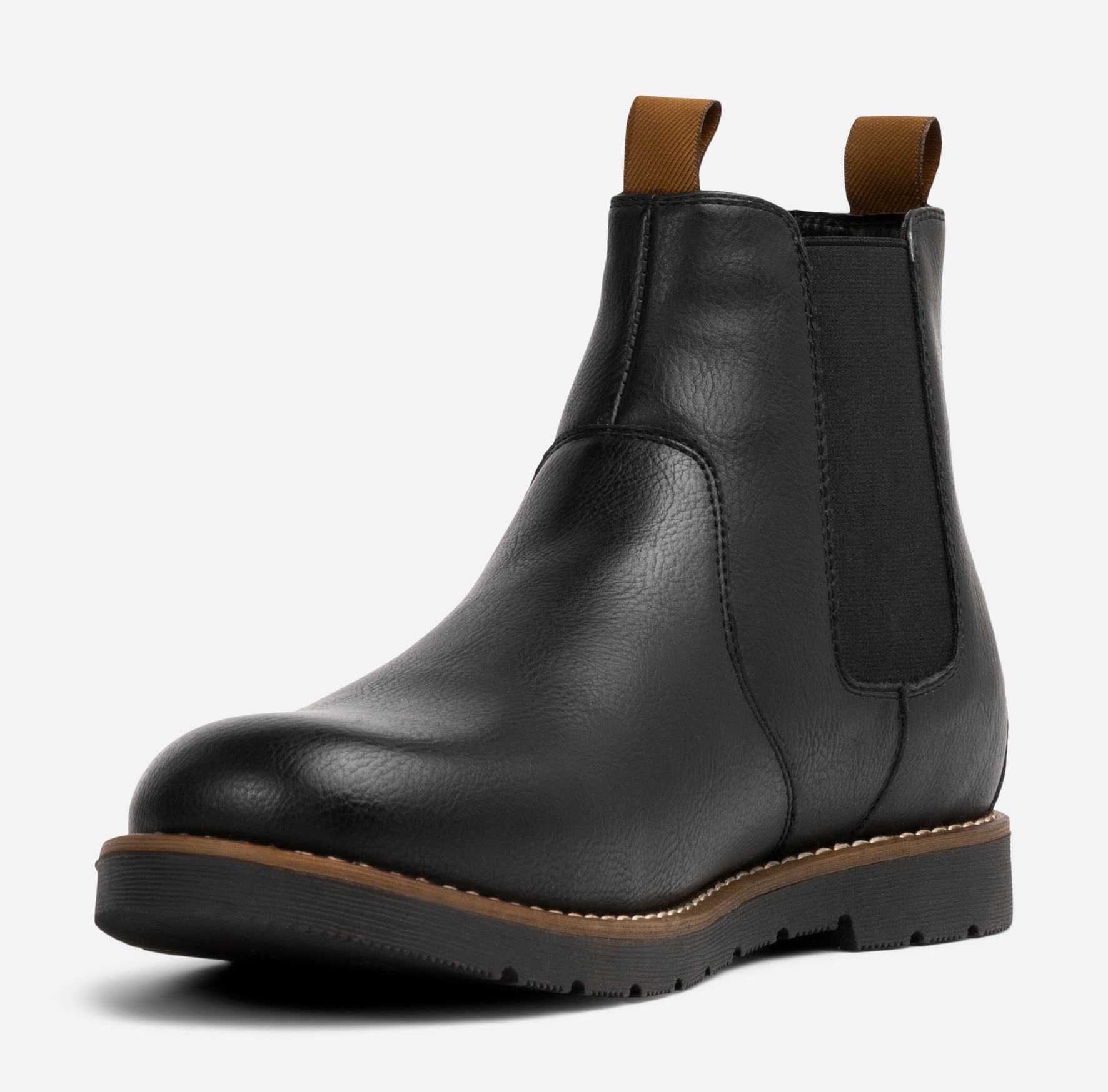 IGUASSU, Varmfodrade chelseaboots Svarta