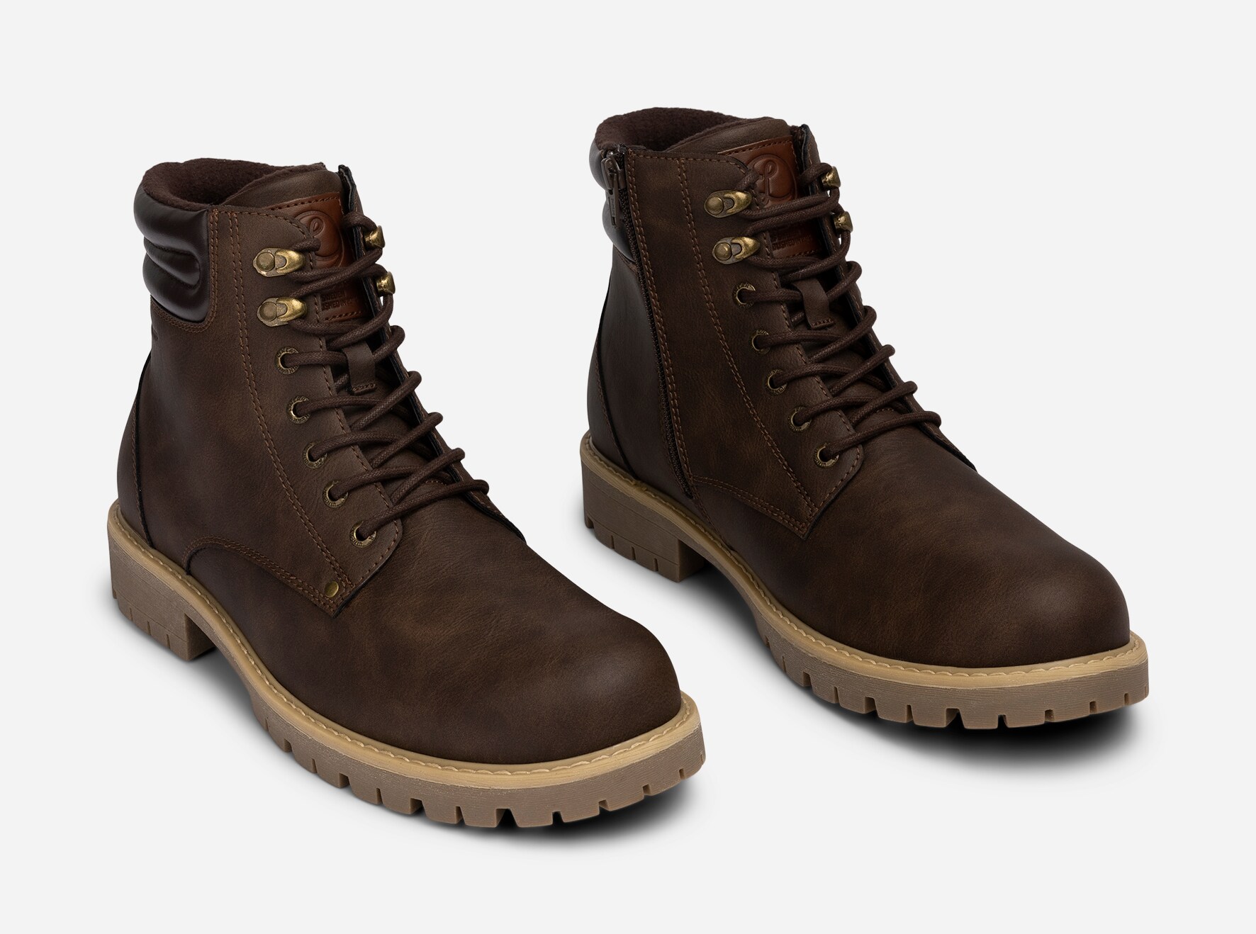 LINEAR, Varmfodrade kängor Bruna