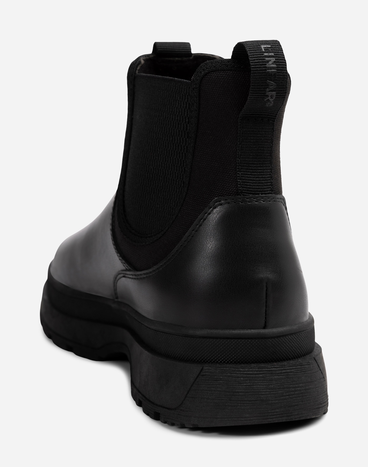 LINEAR, Fleecefodrade chelseaboots Svarta