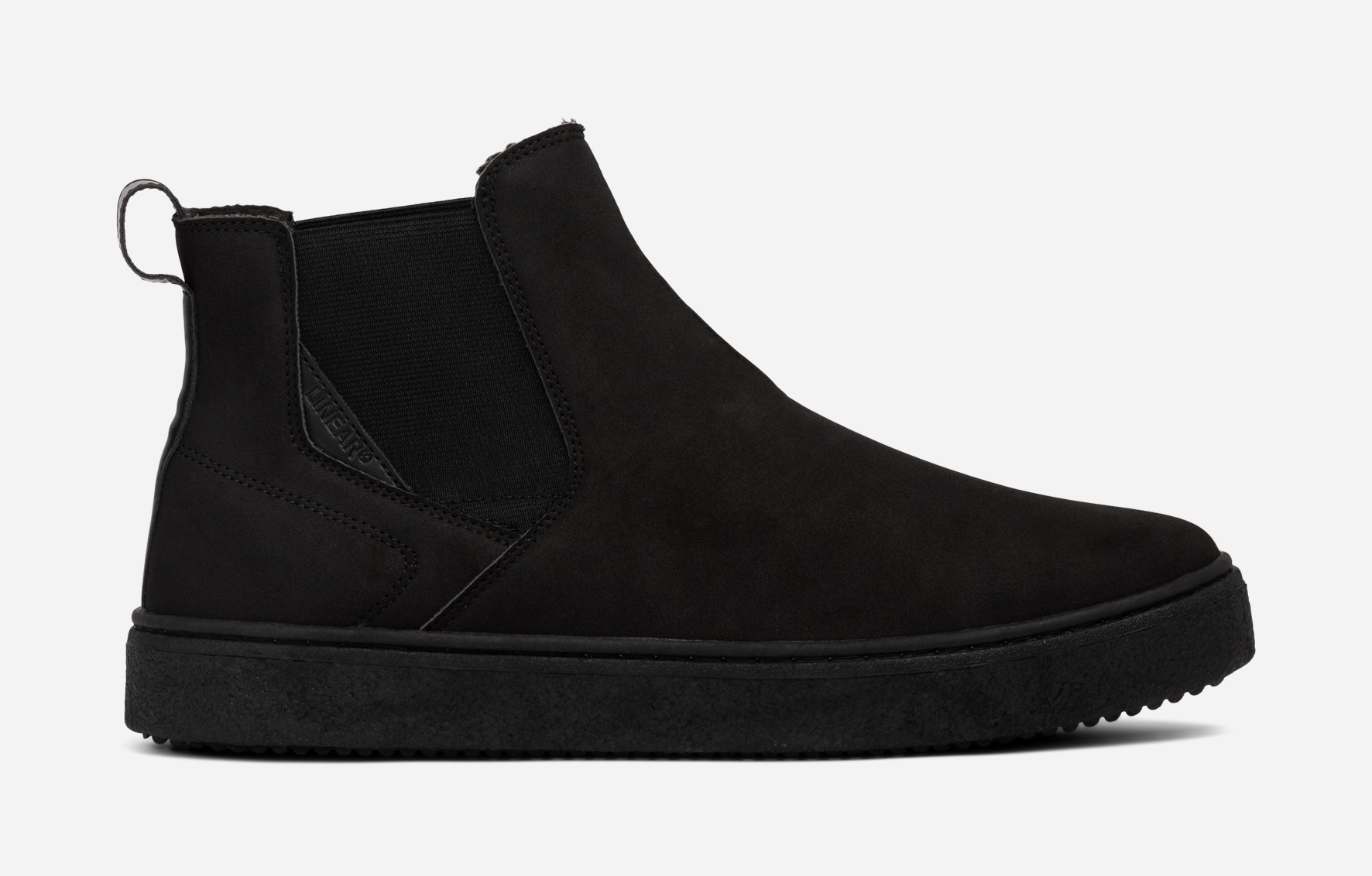 LINEAR, Varmfodrade chelseaboots Svarta